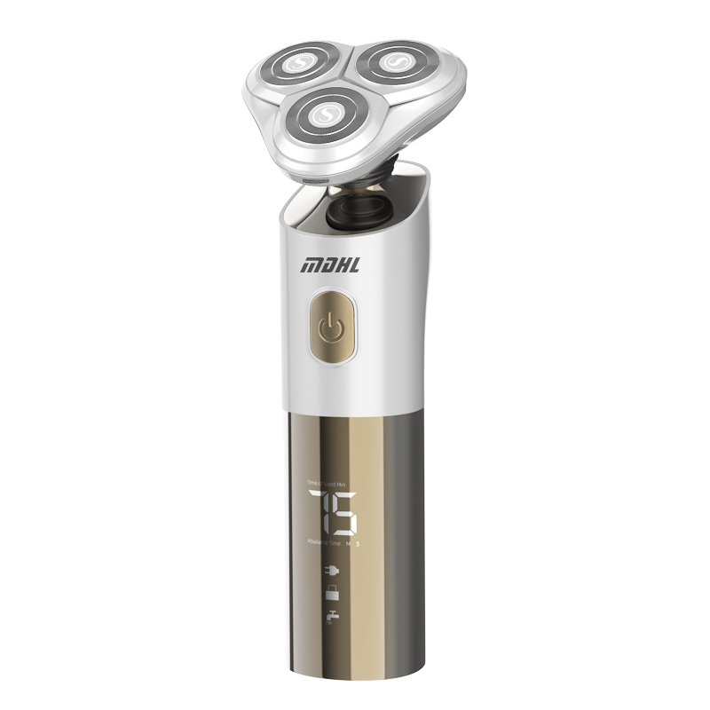 悬浮三刀智能数显头剃须刀