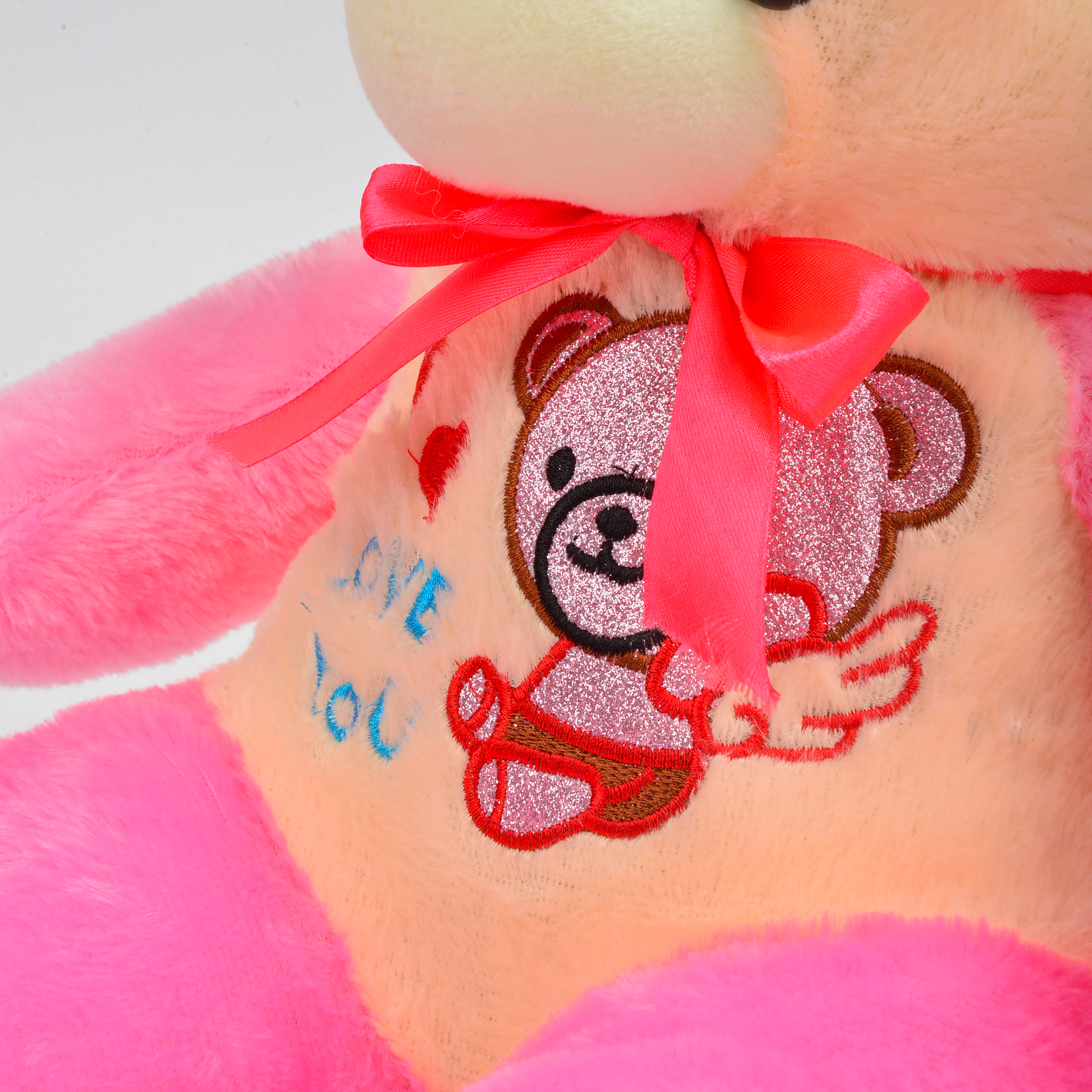 Creativo brillante peluche juguete osito colorido brillante rosa peluche peluche fabricante al por mayor regalos de vacaciones Application Scenario