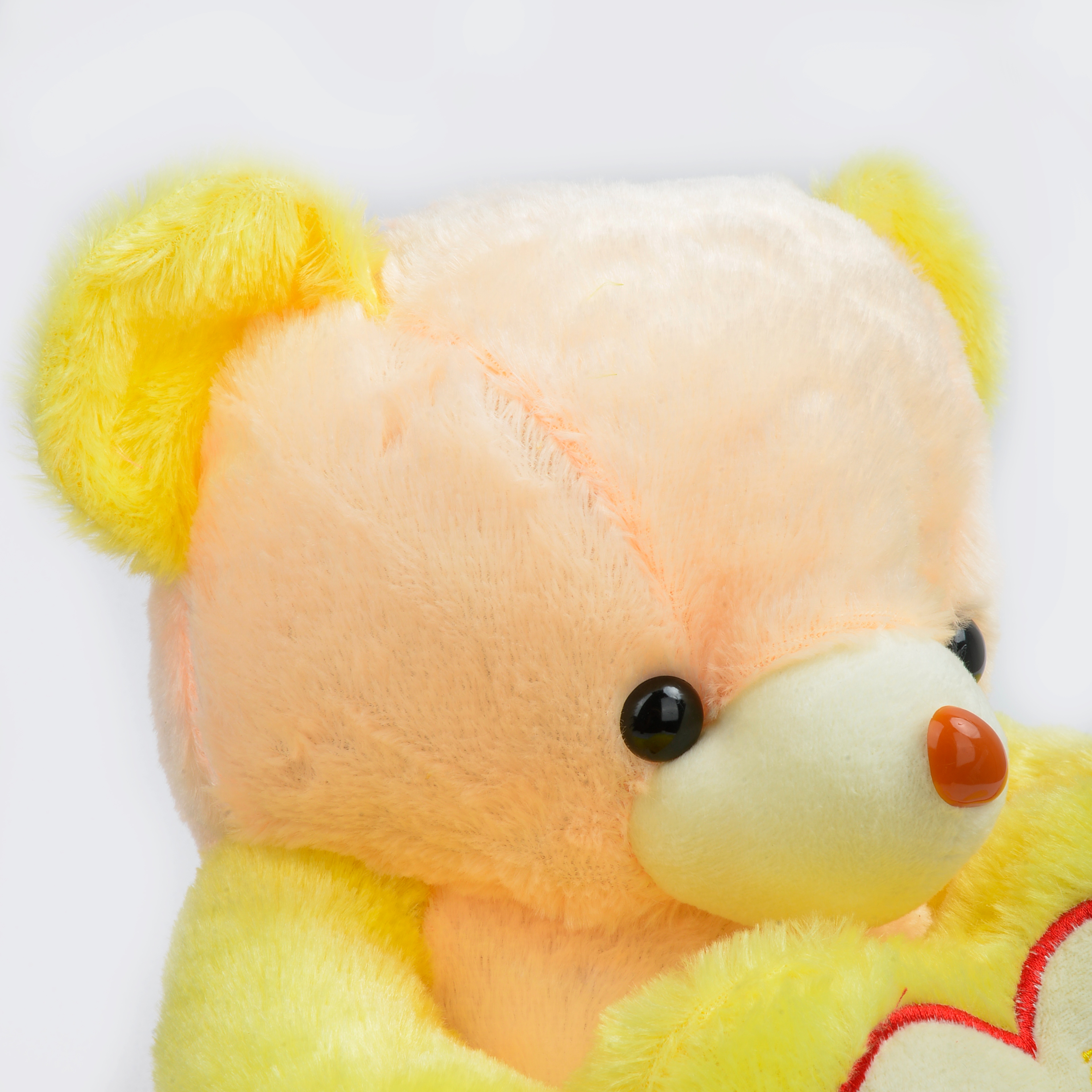 Creative luminous plush toy bear, seven-color luminous heart-shaped teddy bear doll manufacturer wholesale festival gifts Specification image