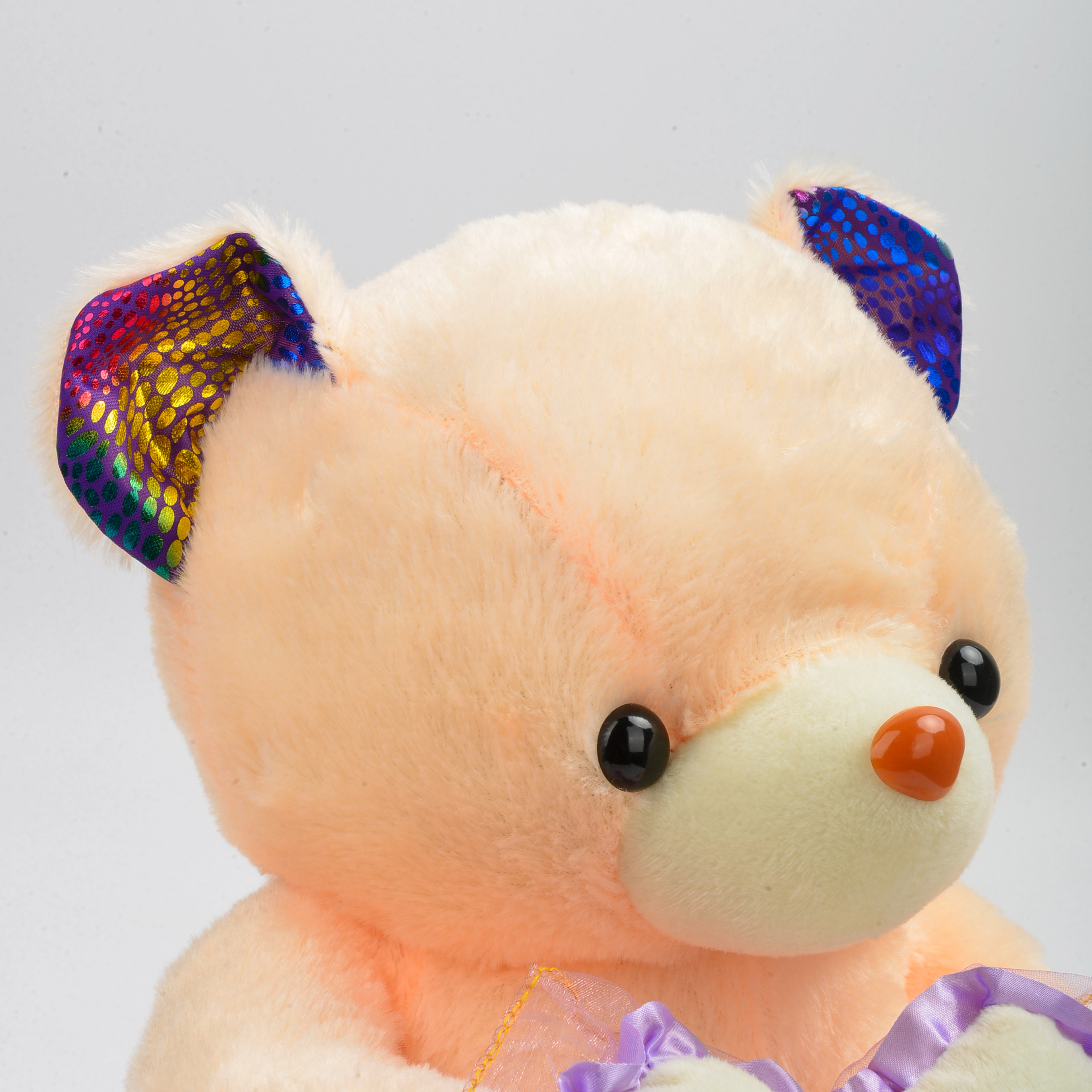 Creativo brillante peluche juguete osito colorido brillante muñeca de amor peluche boneco Specification image