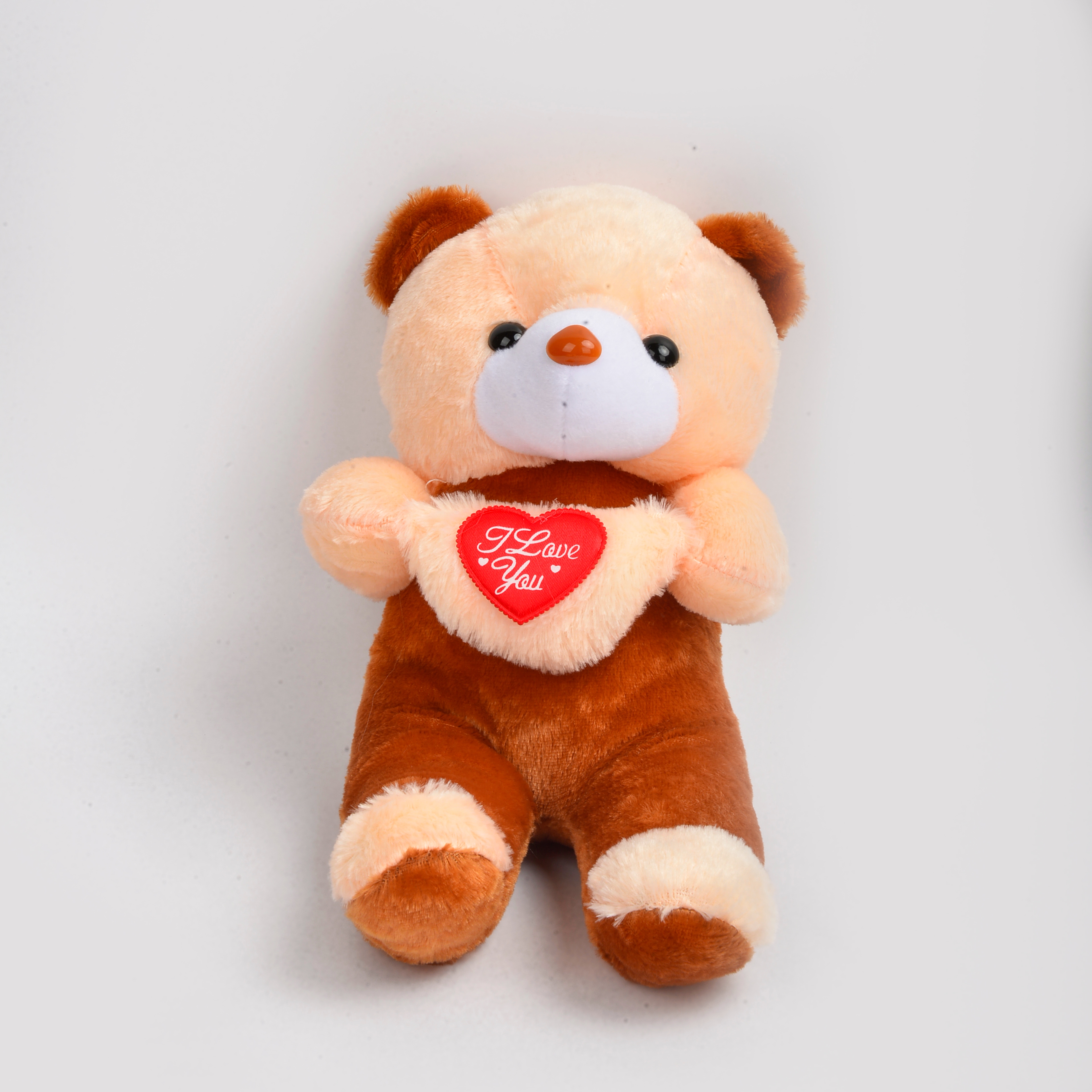 Creativo brillante peluche juguete oso colorido brillante tricolor amor peluche oso boneco Specification image