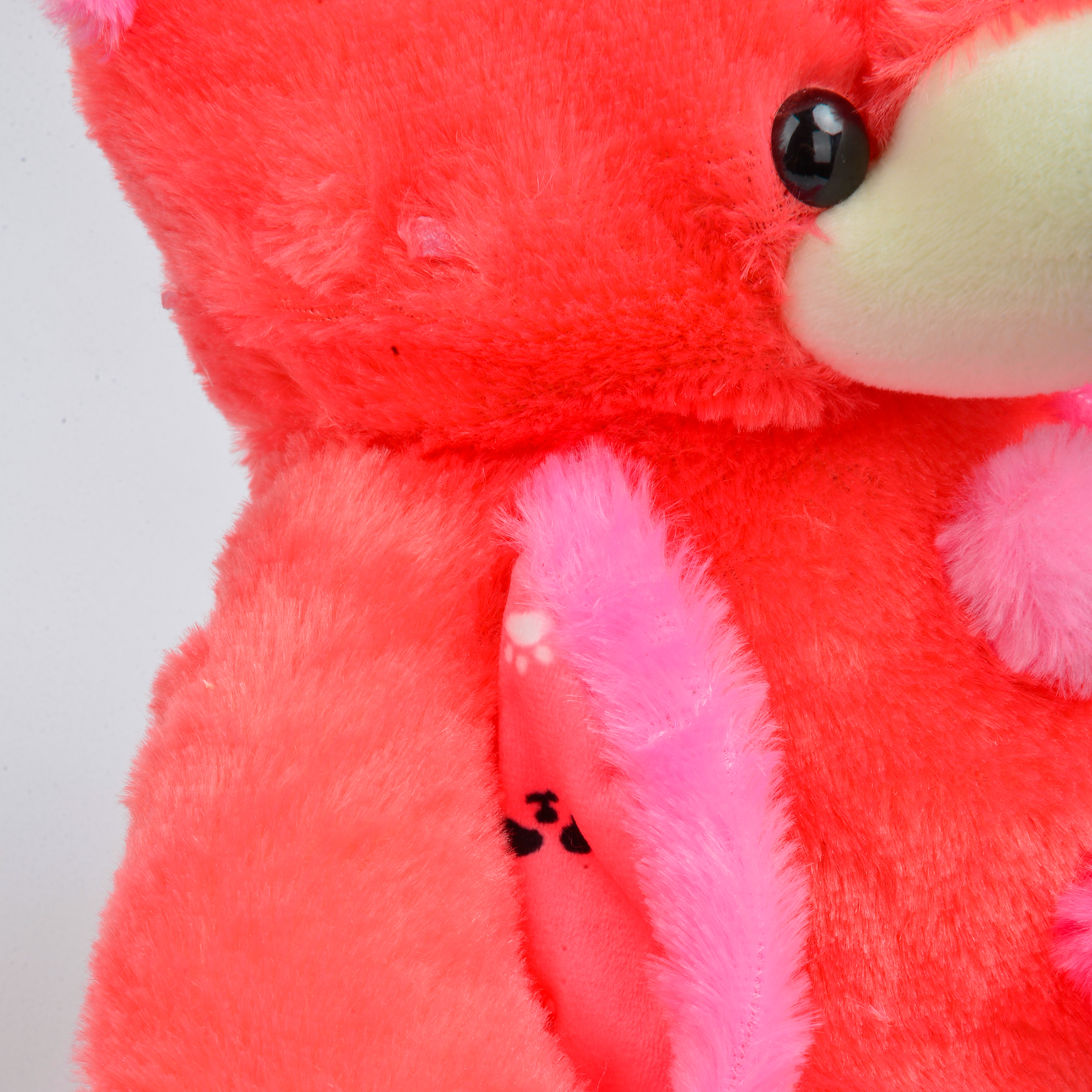 Creative luminous plush toy bear, seven-color luminous teddy bear figurine manufacturer wholesale festival gifts Item Picture