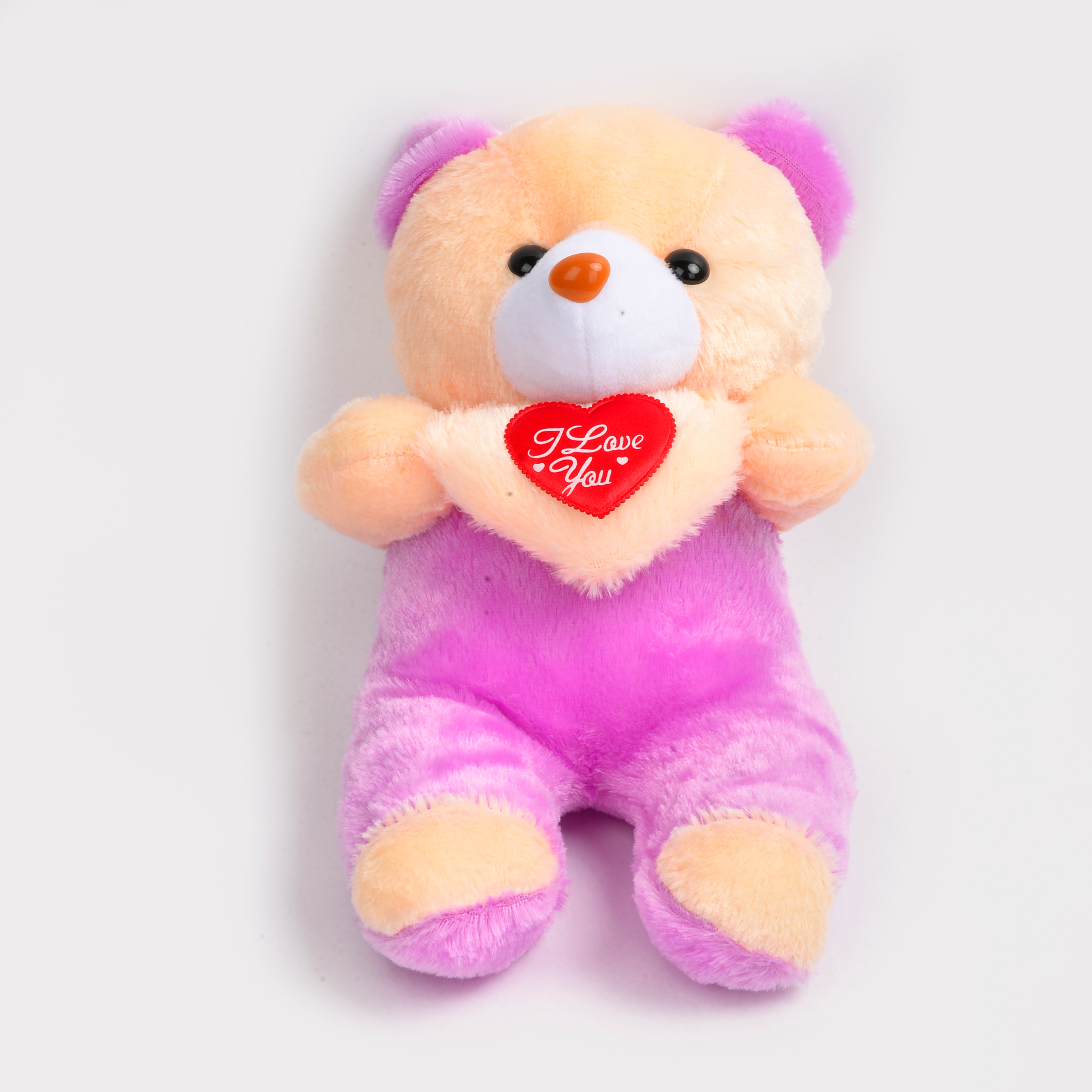 Creativo brillante peluche juguete oso colorido brillante tricolor amor peluche oso boneco details Picture