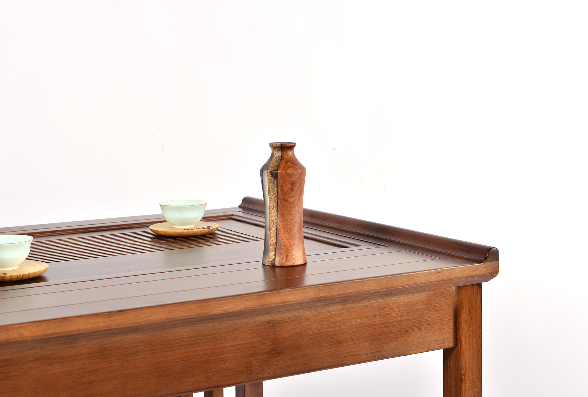 至为家居严选茶盘花插-梵静系列楠竹茶器茶道配件家具套装家居楠竹