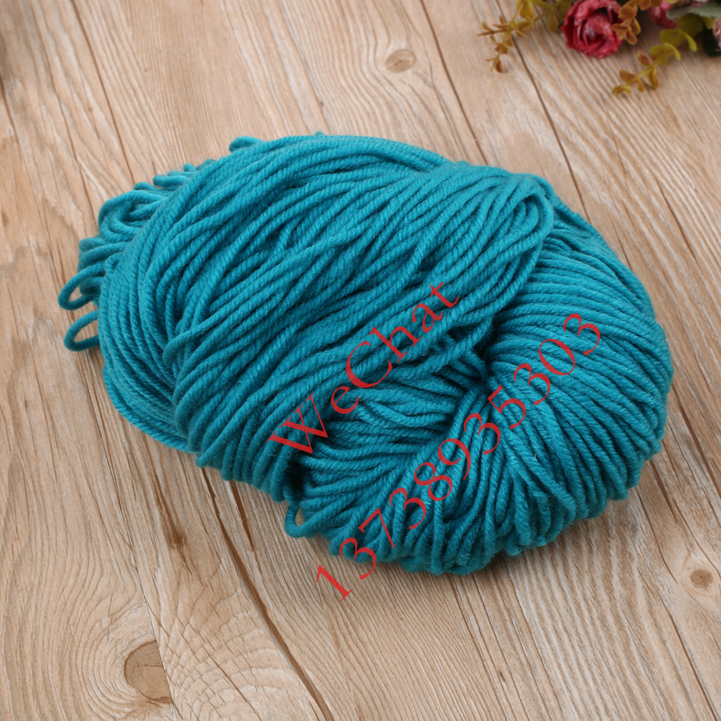 100G of foreign trade group line colored segment dyed wool yarn, children's DIY wool yarn in stock Item Picture