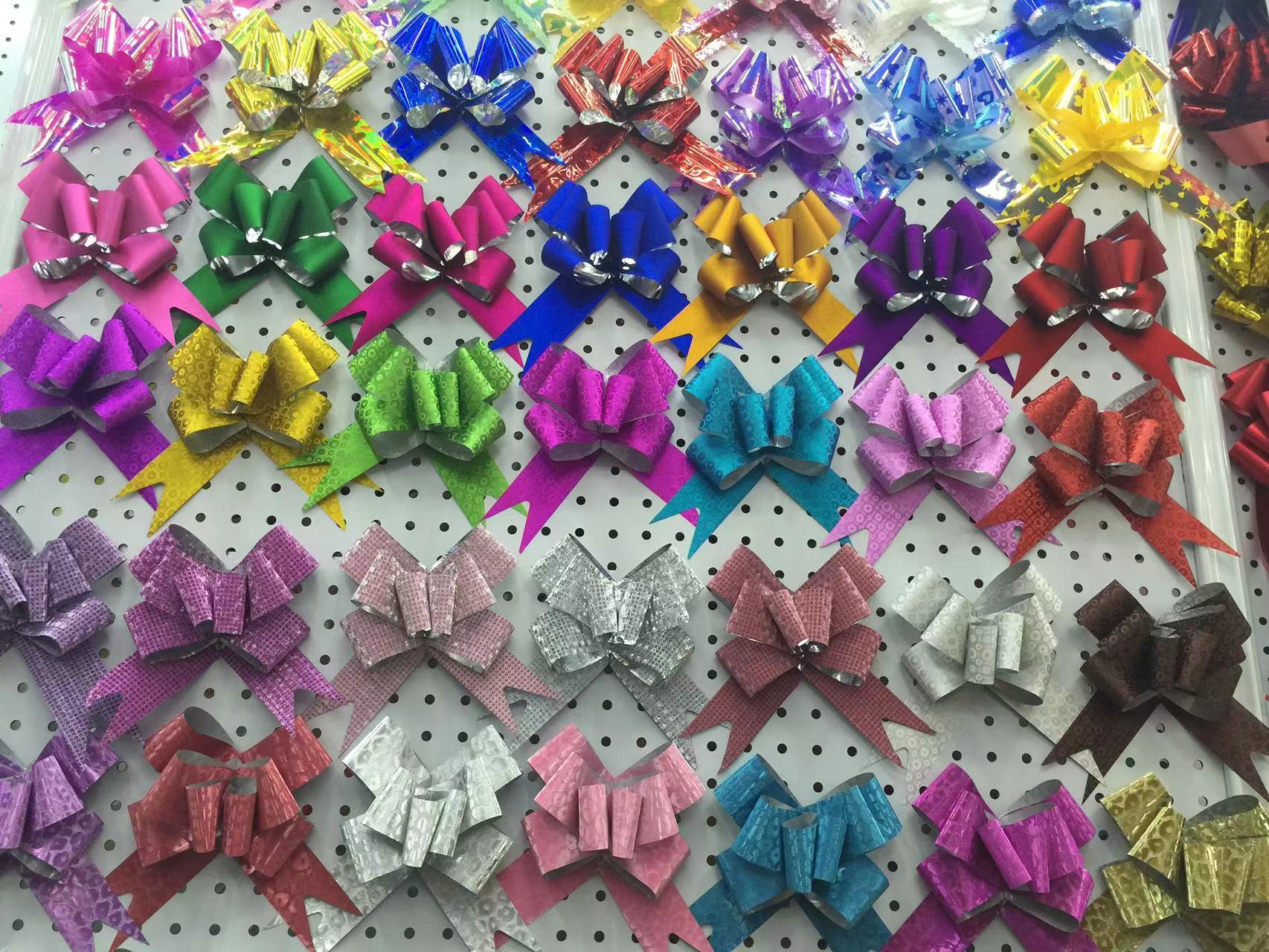 Exquisite hand-pulled flower gift box decorated with bow and ribbon festival gift decoration 2217 Specification image