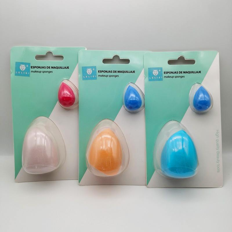 粉扑/吸塑包装/俩个装白底实物图