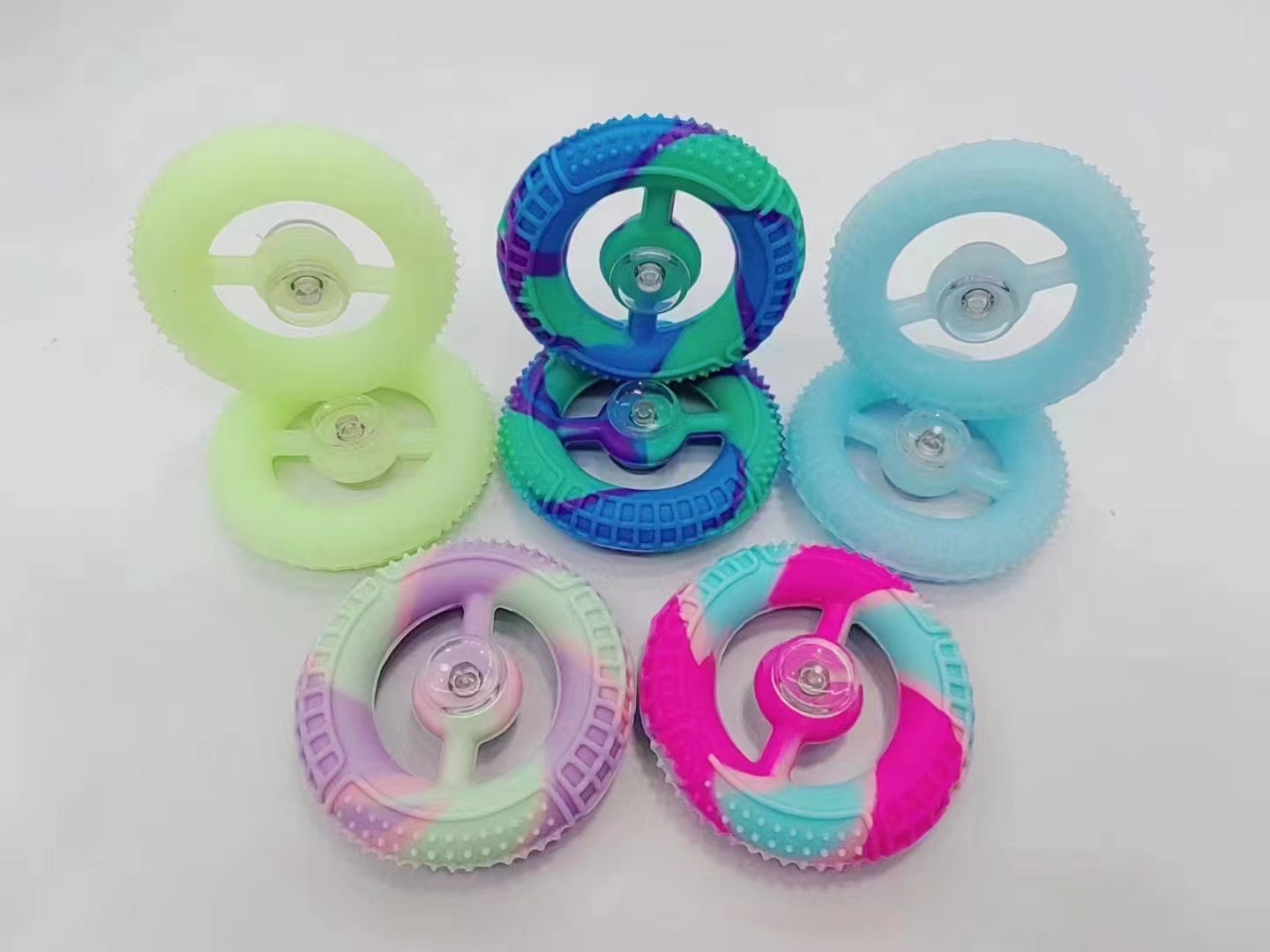 蒂姆新品运动休闲陀螺车轮旋转玩具手指陀螺DM-5610045