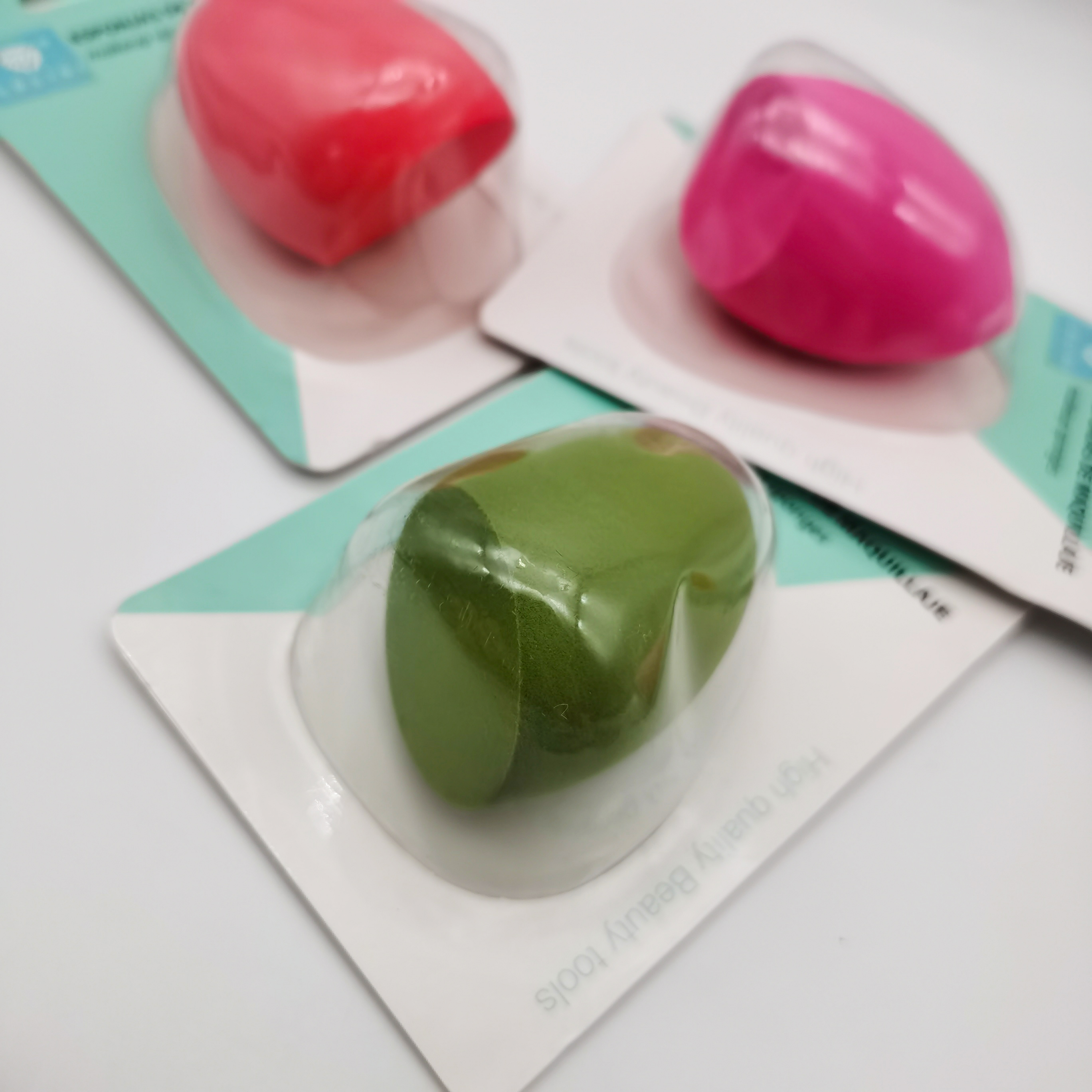 粉扑、美妆蛋实物图