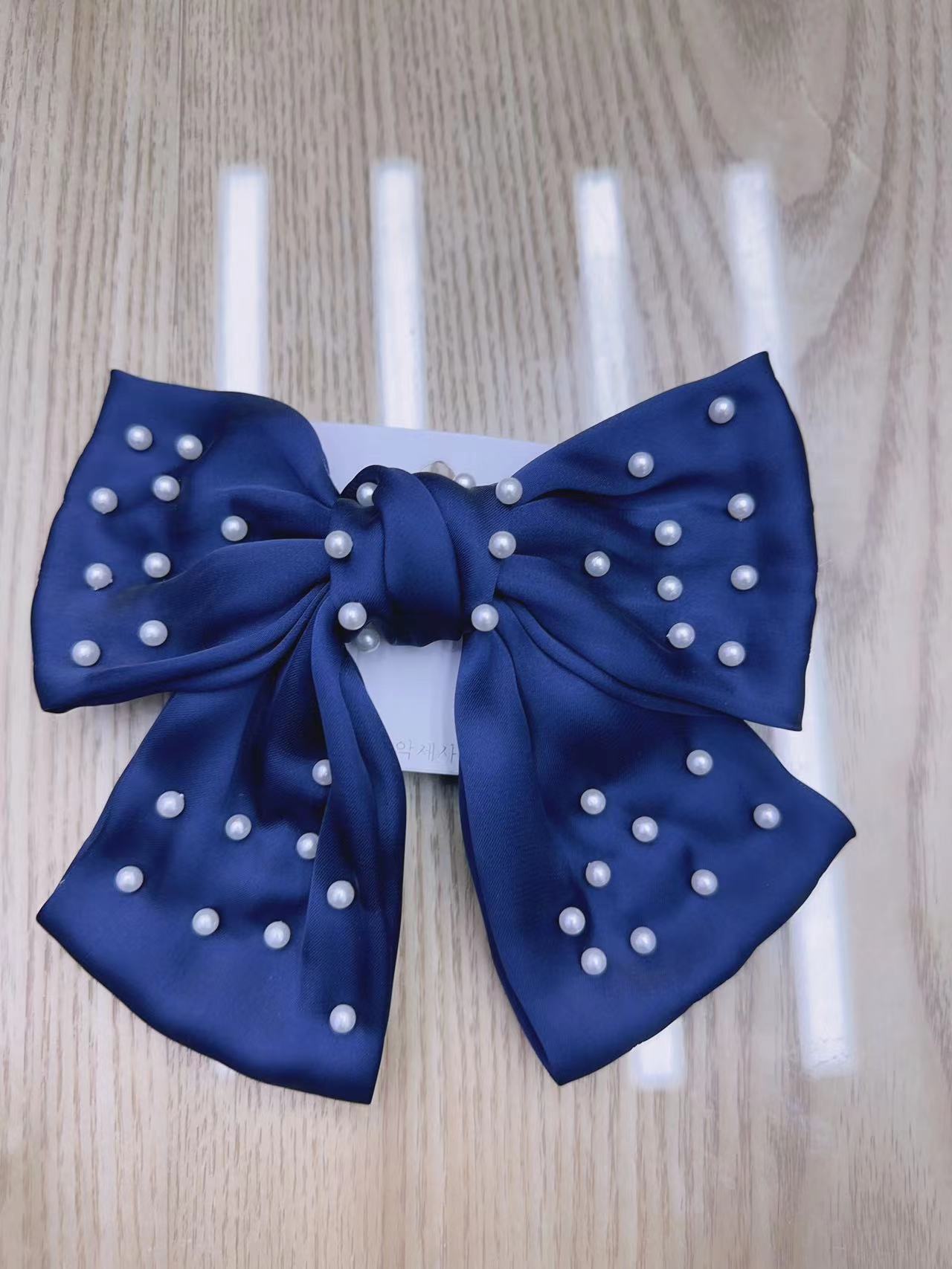 Korean popular bestsellers, colorful styles of fabric bow headwear, hair accessories, hairpins, hair clips, hair buckles, forest girl style, fresh and cute hairpins 34