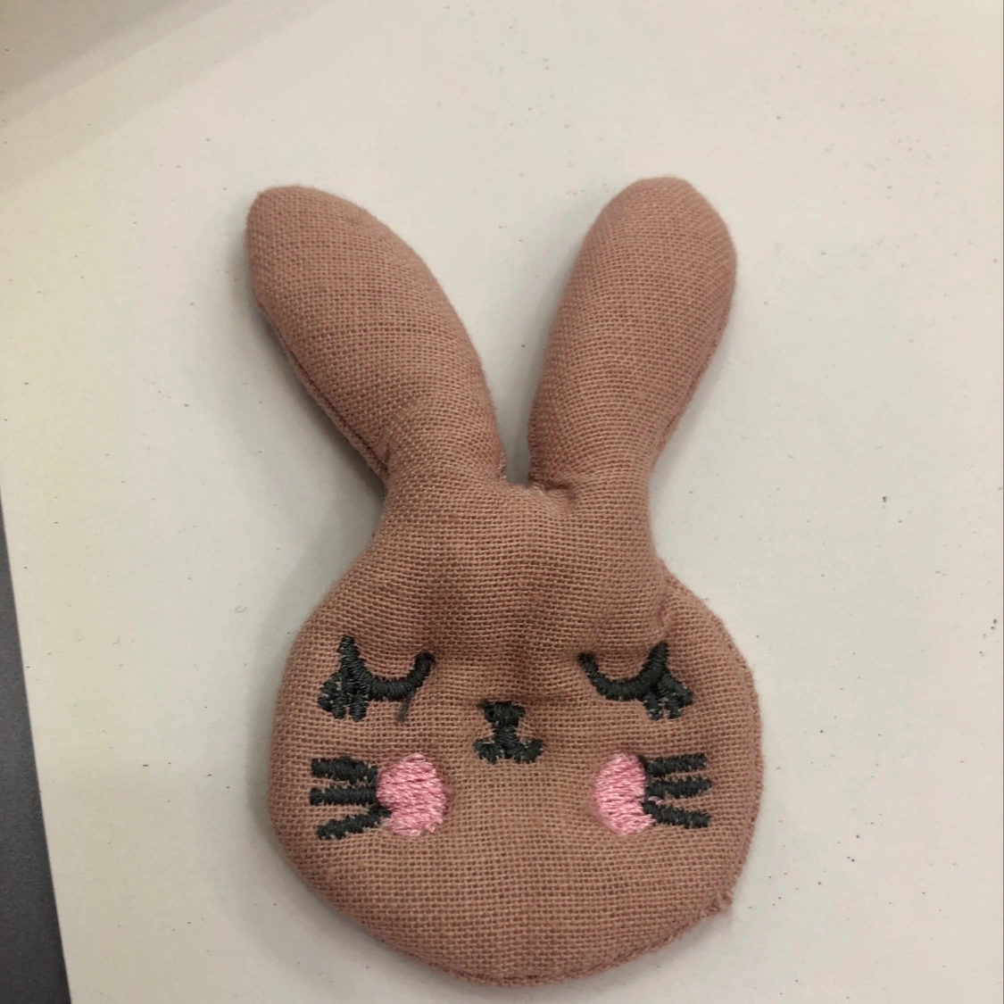 Linen flat cute rabbit -----4 colors Specification image