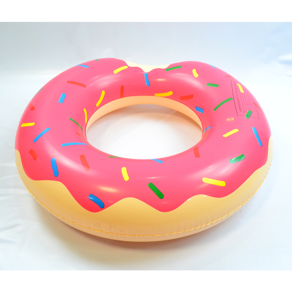Factory wholesale beach celebrity donut swimming rings, children and adults PVC inflatable swimming rings 1 Application Scenario