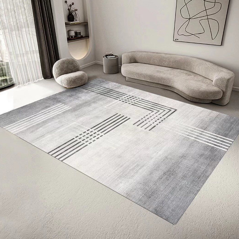 地毯家用简约/北欧地毯地垫/水晶绒地毯细节图
