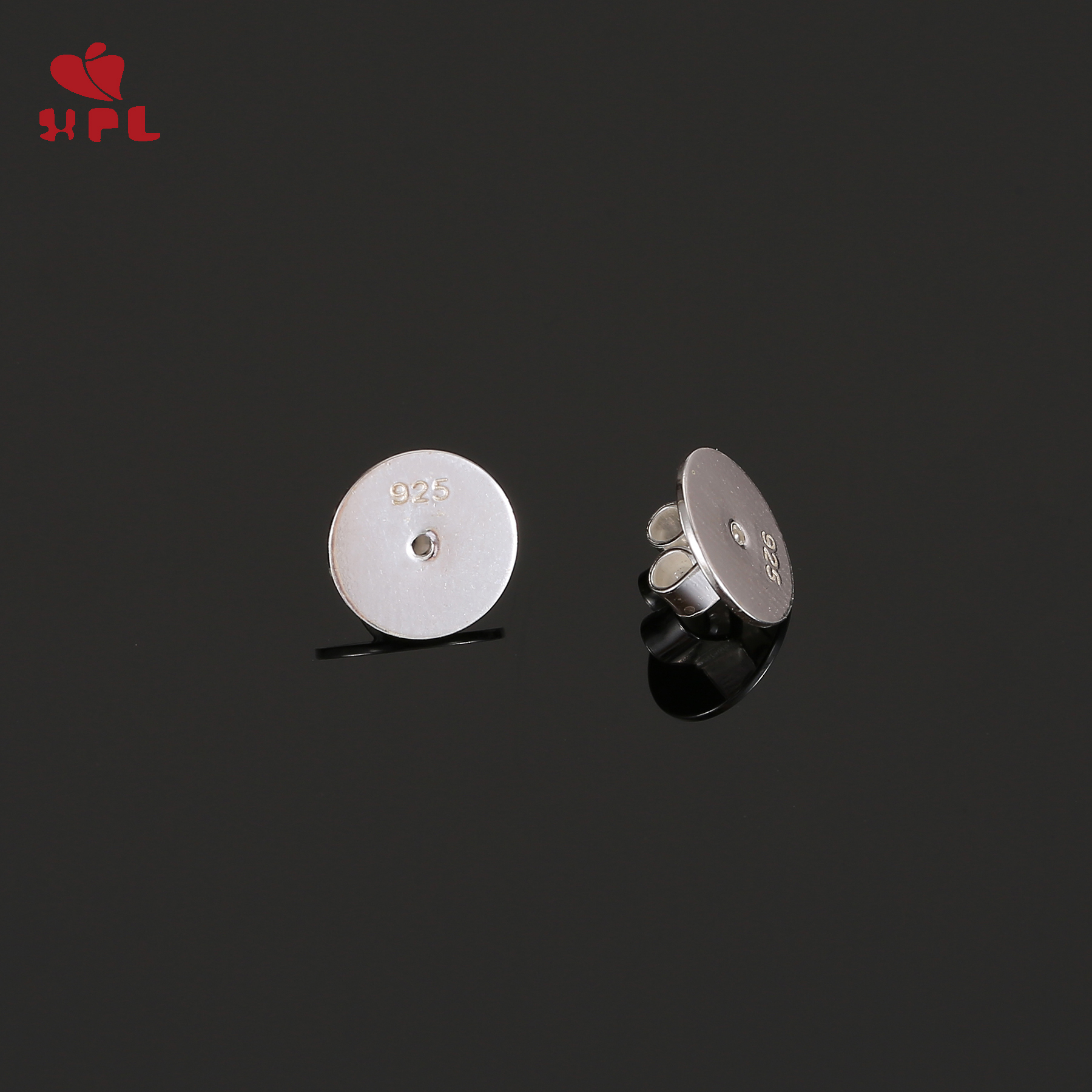 S925纯银圆片耳堵