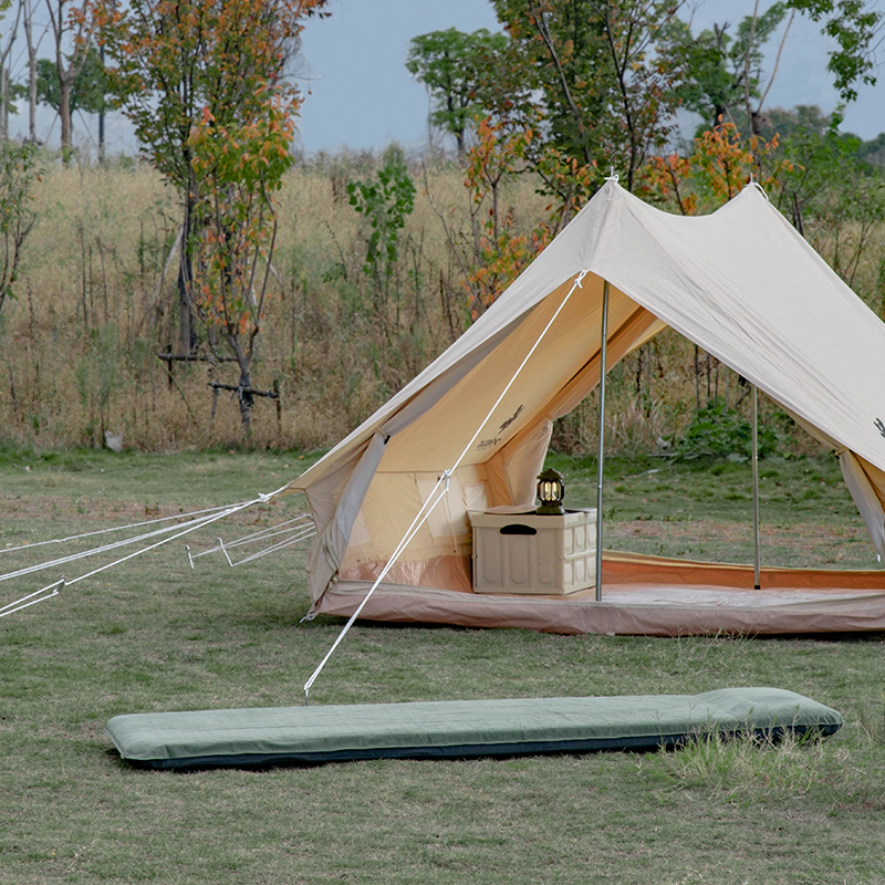 Xanuoduji outdoor inflatable tent sleeping pad thickened 10CN single mattress moisture-proof pad details Picture