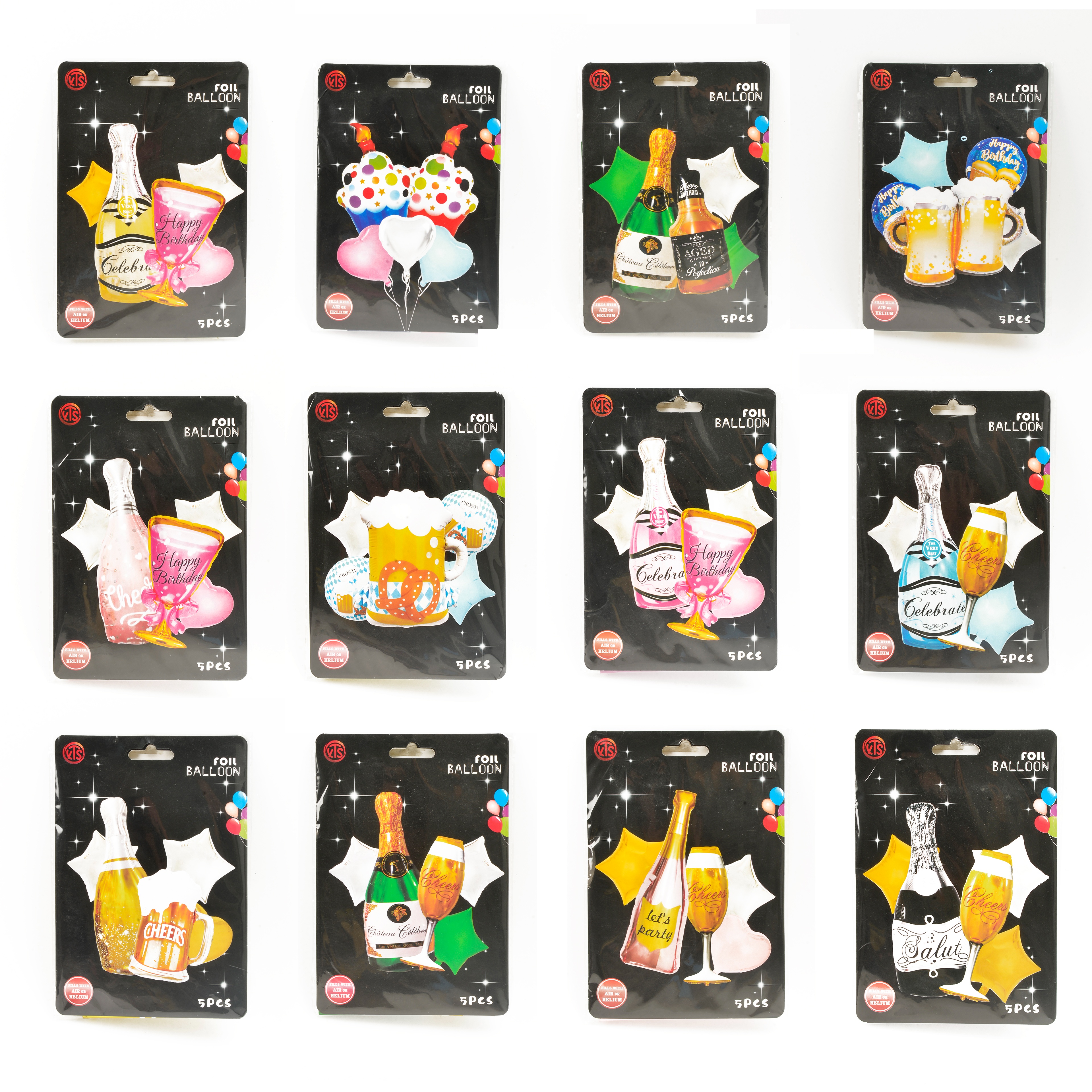 蛋糕铝膜气球儿童蜡烛甜点宝宝周岁幼儿园派对生日装饰场景布置