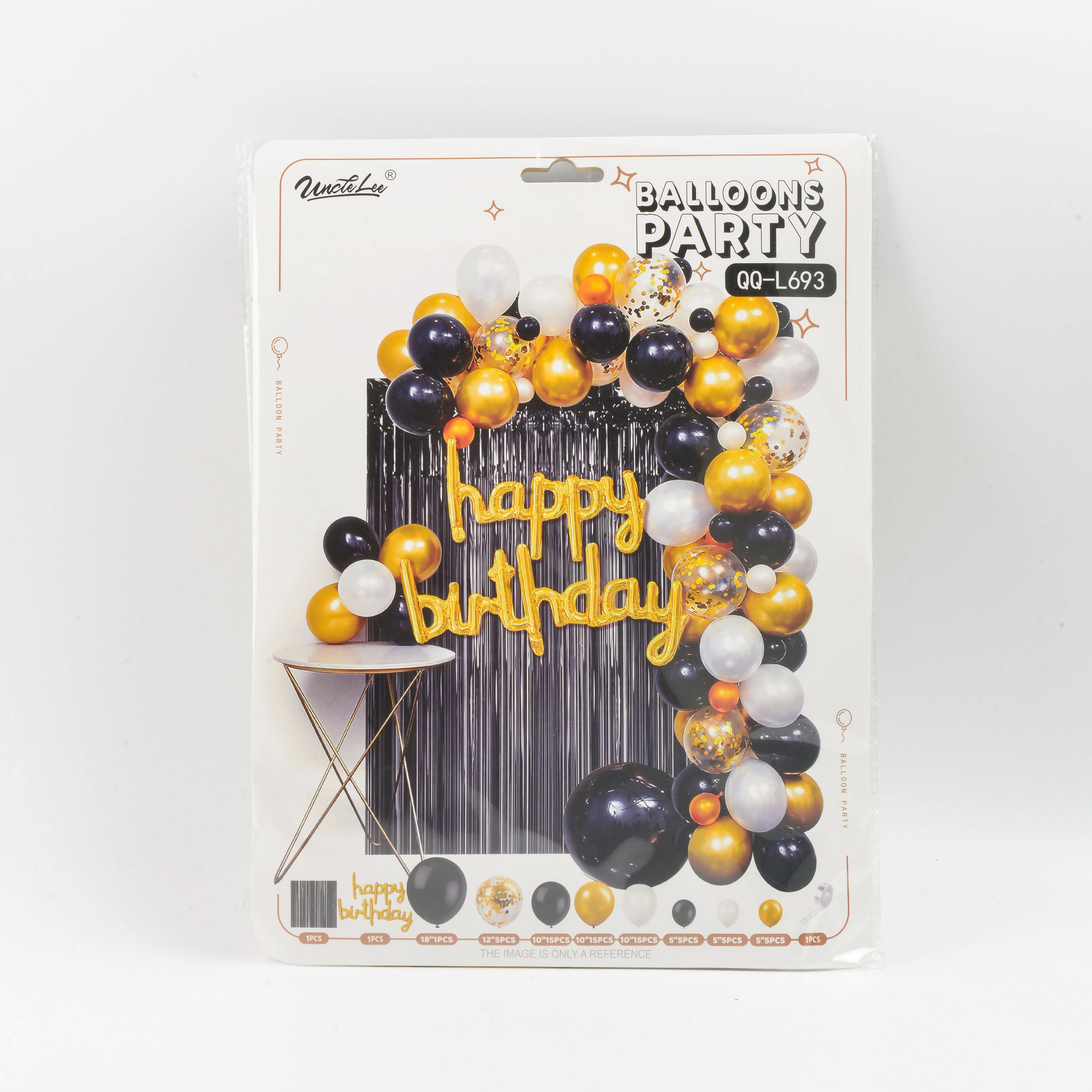 宝宝满月百日布置用品儿童周岁生日装饰派对金色数字铝膜气球立柱