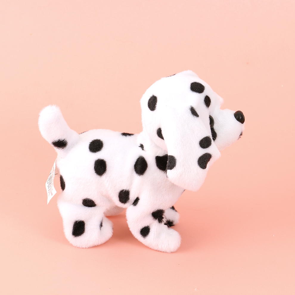 Children's toys, Dalmatian dog dolls, can walk and bark, electronic pets, electric plush dogs, cats, boys, girls, 1 details Picture