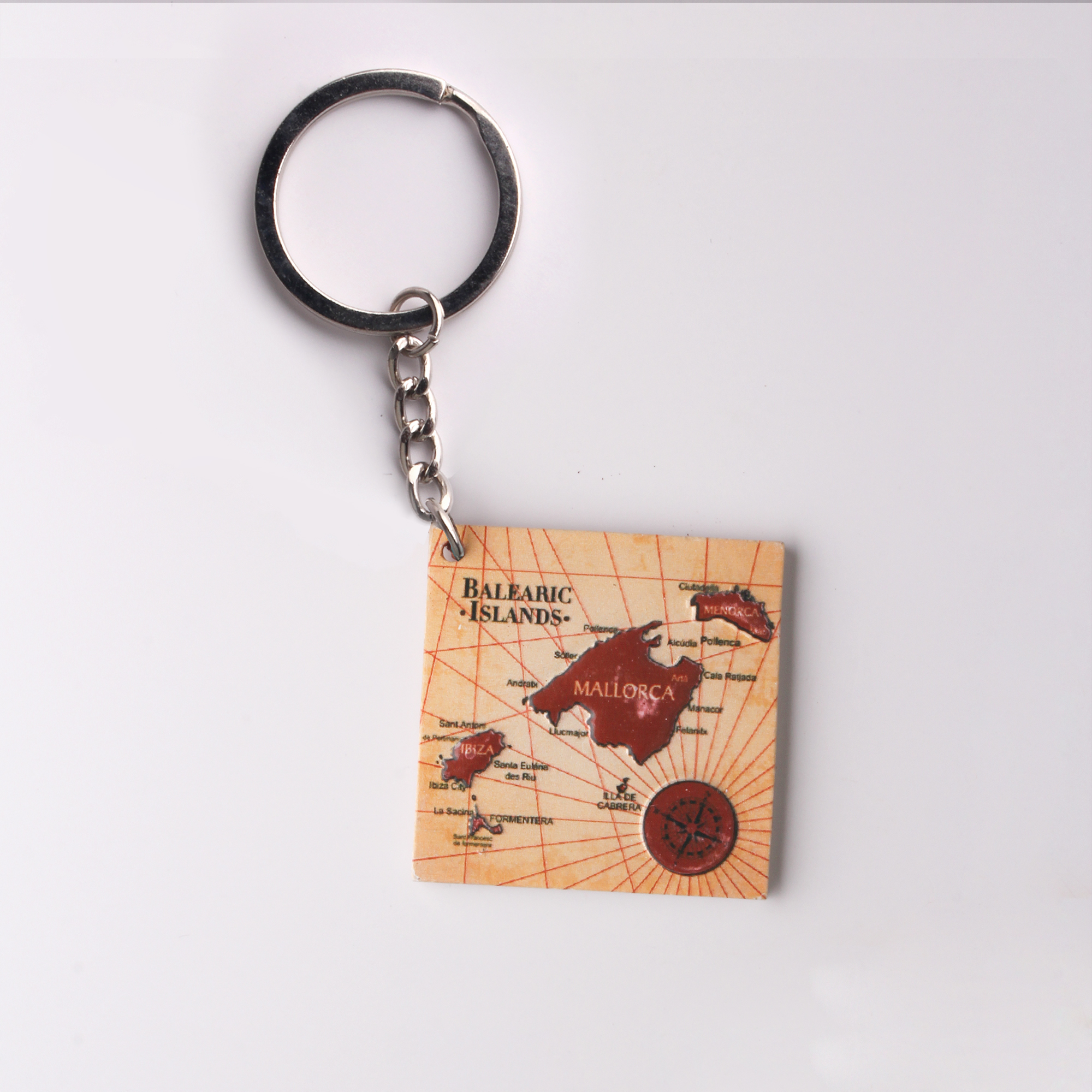 Fabricante profesional personalizado comercio exterior países de exportación india portugal españa máquina impresa resina llavero llavero colgante accesorios Item Picture