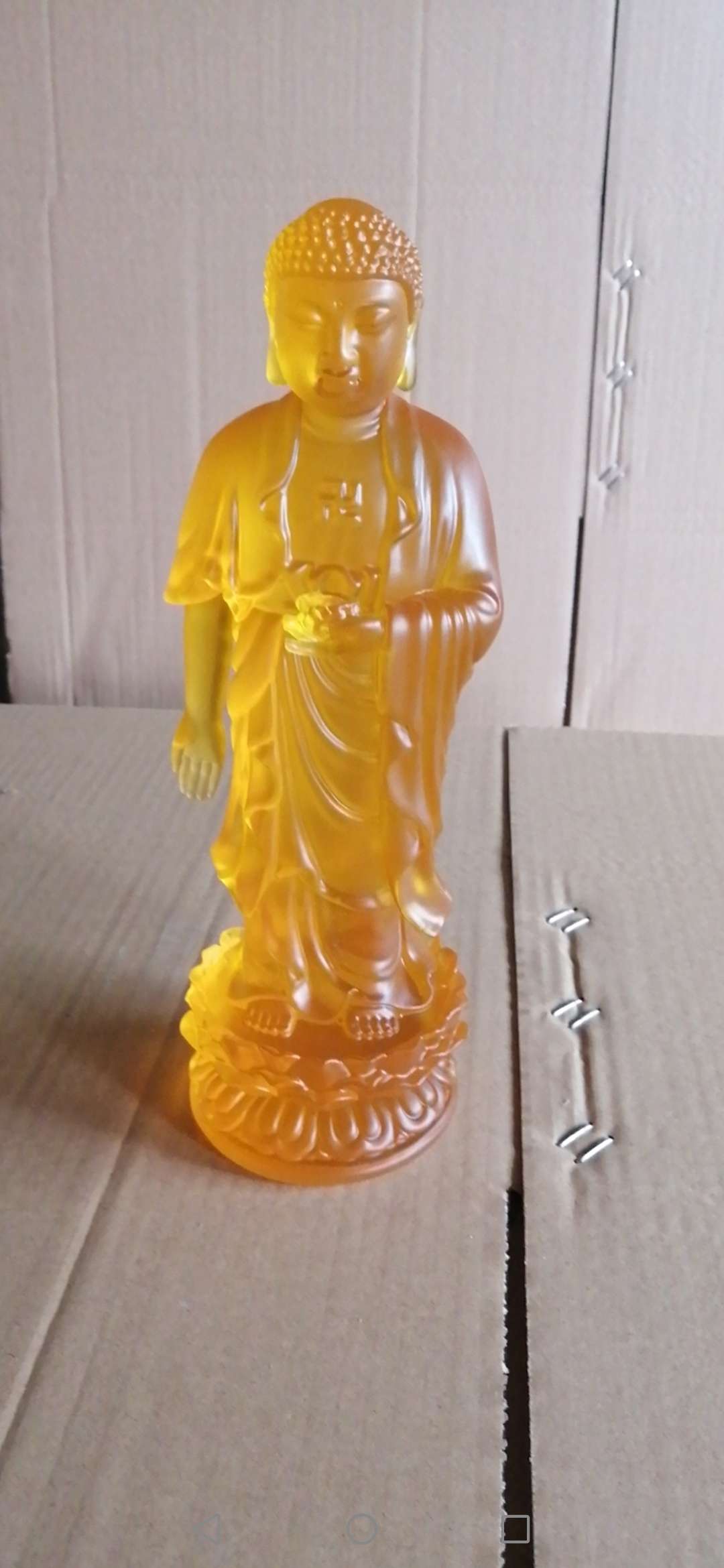 Yiwu Helian Cultural Products Co., Ltd. Glass Boutique Series Of Amitabha Buddha Can Be Home Worship 008 9 Specification drawing