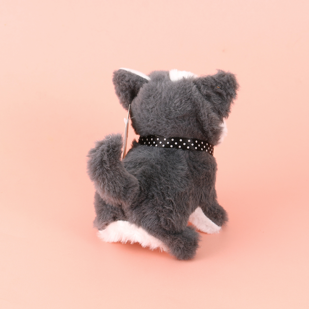 Children's toys, simulation dolls, can walk and bark, electronic pets, electric black collars, plush dogs, cats, boys and girls Specification image