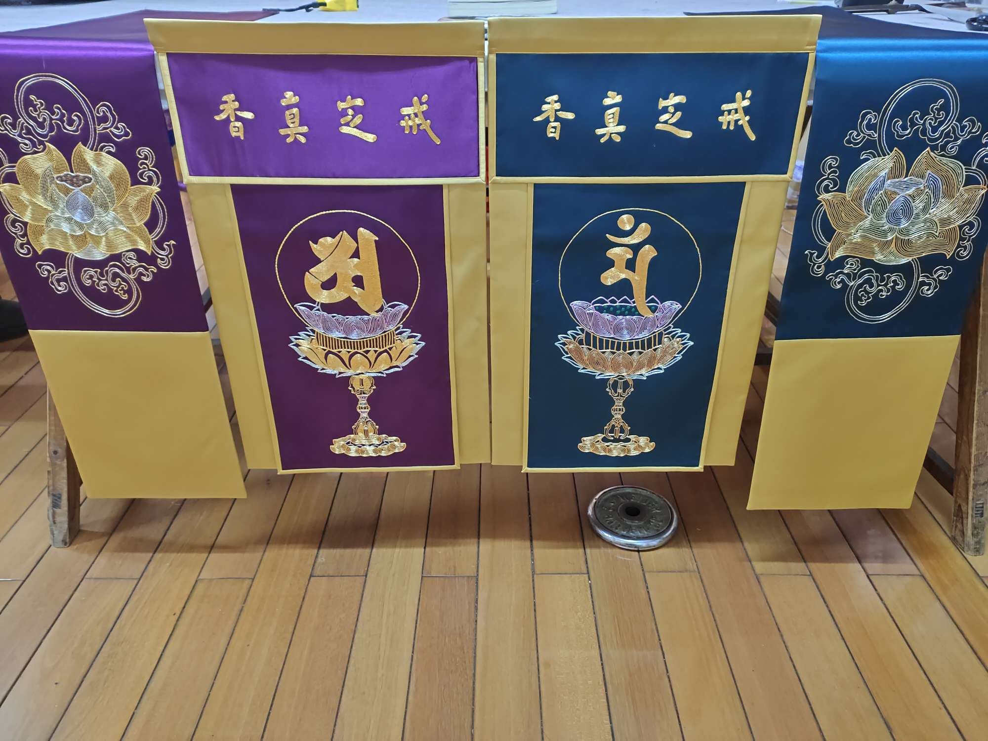 纯手工刺绣戒定真香三件套详情图7