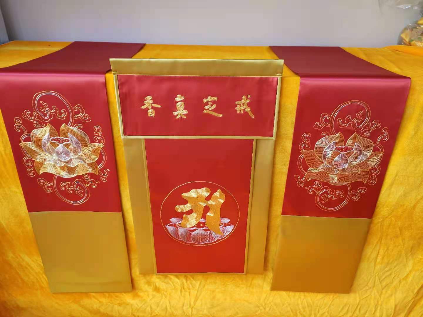 纯手工刺绣戒定真香三件套详情图9