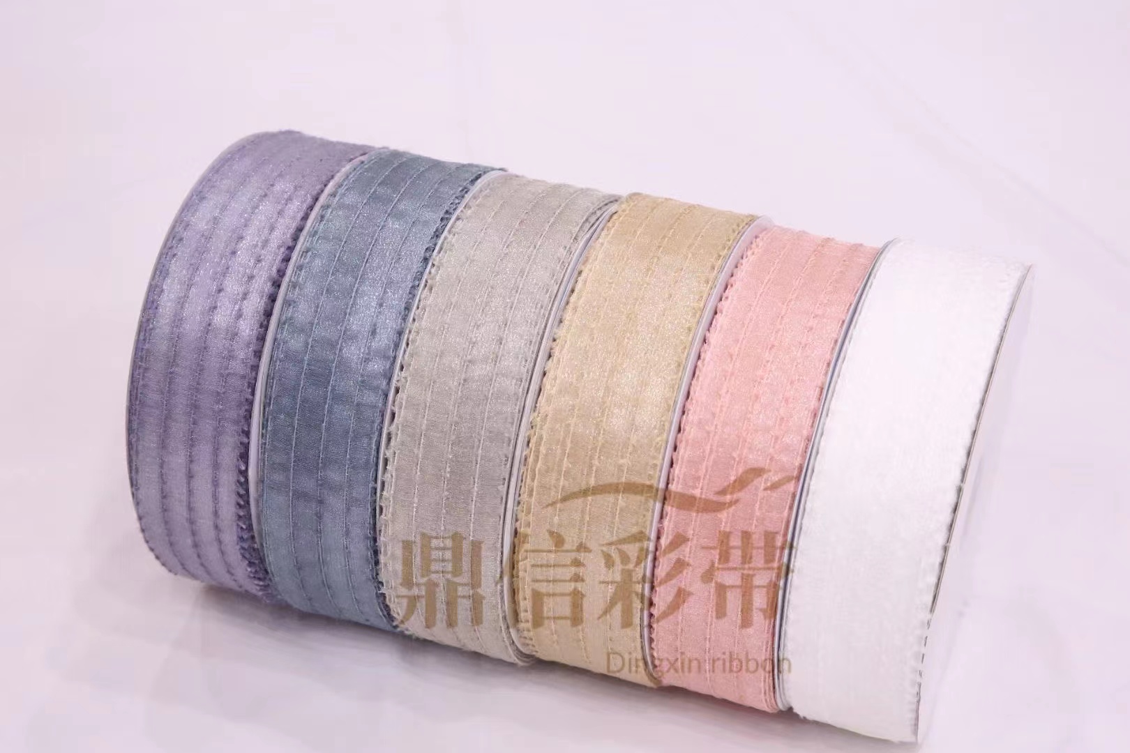 Korean premium webbing MD17, Dingxin color ribbon, fringed yarn ribbon, transparent bow, handmade DIY ribbon, clothing accessories, packaging accessories, 100Y