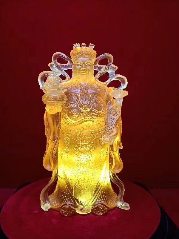 Yiwu Hellian Cultural Products Co., Ltd. Glass Boutique Series Of The God Of Wealth, Can Be Worshipped At Home 008 13 Application Scenario