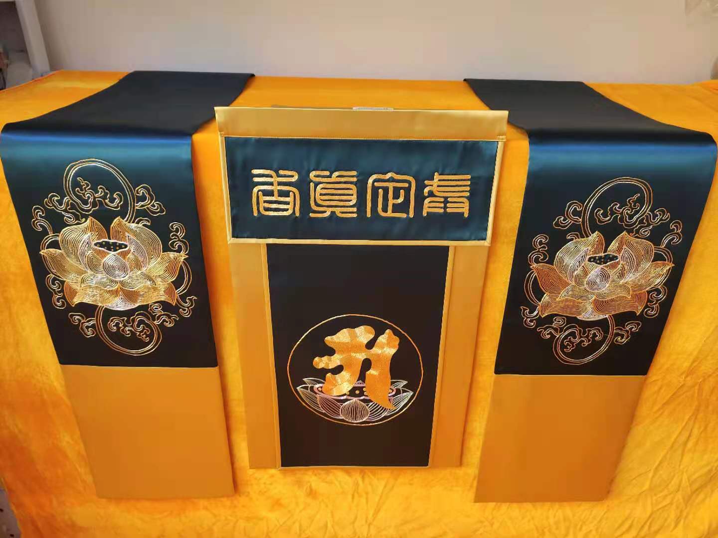 纯手工刺绣戒定真香三件套详情图10