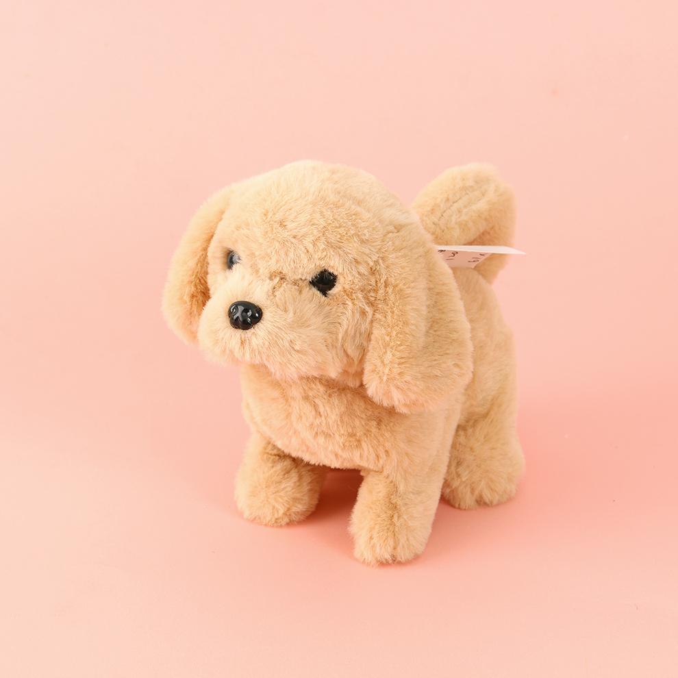 Children's toys, Teddy dog dolls, can walk and bark, electronic pets, electric plush dogs, cats, boys, girls, 1