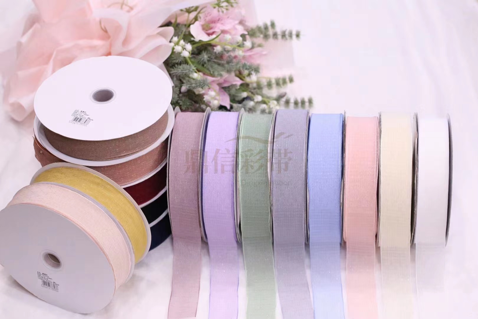 Korean premium webbing, Dingxin ribbons, star-shaped gauze ribbons, bows, DIY ribbons, clothing accessories, packaging accessories