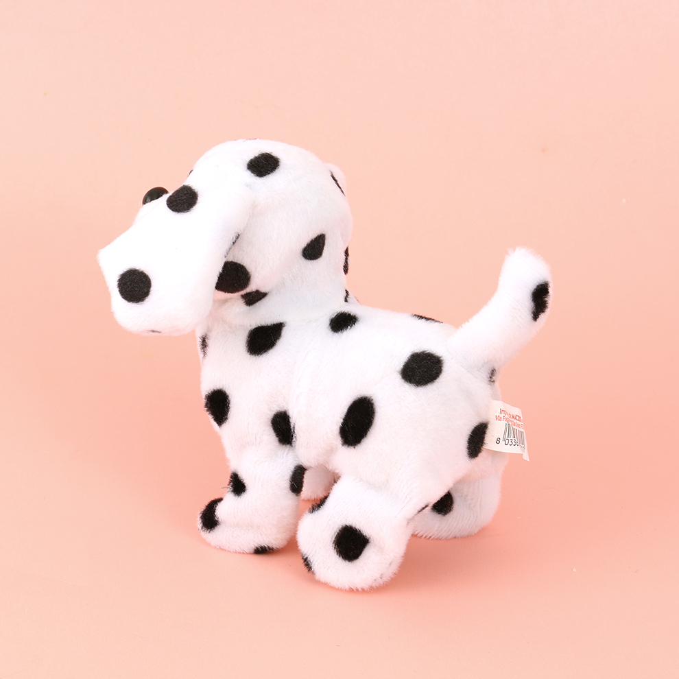 Children's toys, Dalmatian dog dolls, can walk and bark, electronic pets, electric plush dogs, cats, boys, girls, 1 Specification image