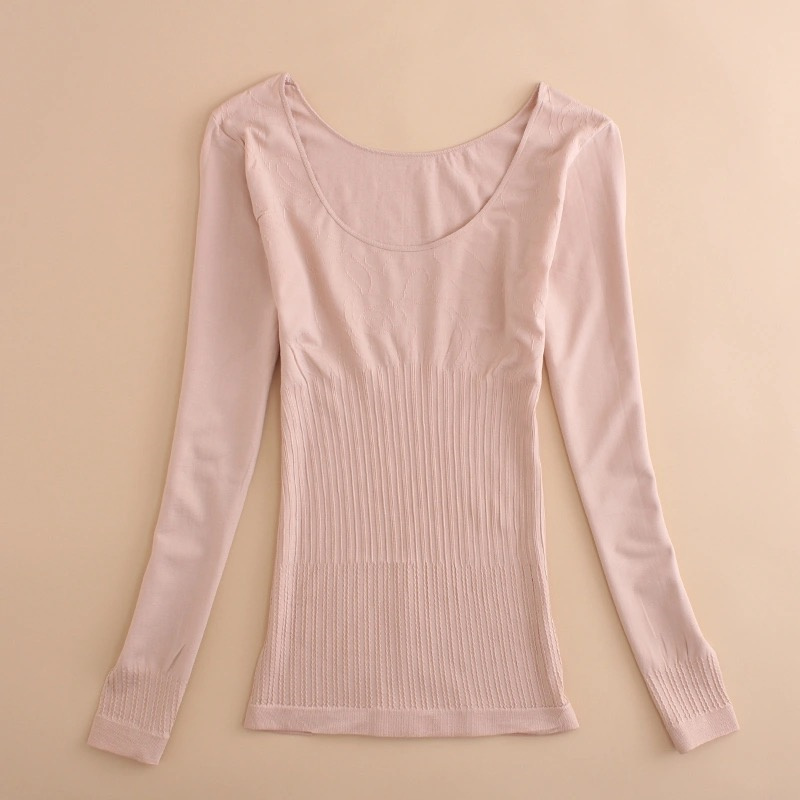 Soft and comfortable close-fitting base underwear for women in autumn and winter 7