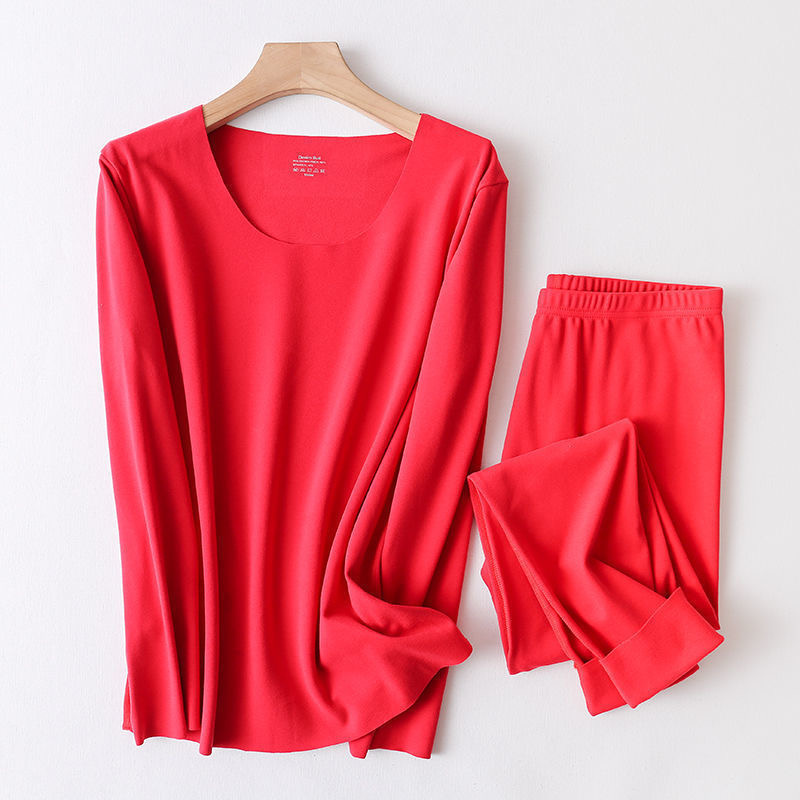 Soft and comfortable close-fitting base underwear for women in autumn and winter. 2