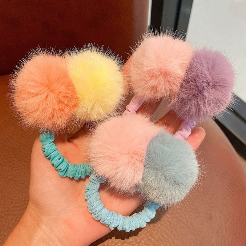 Autumn and winter children's hair bands, little girls' hair ties, baby braids, rubber bands, high-elasticity girls' hair ties, rubber bands