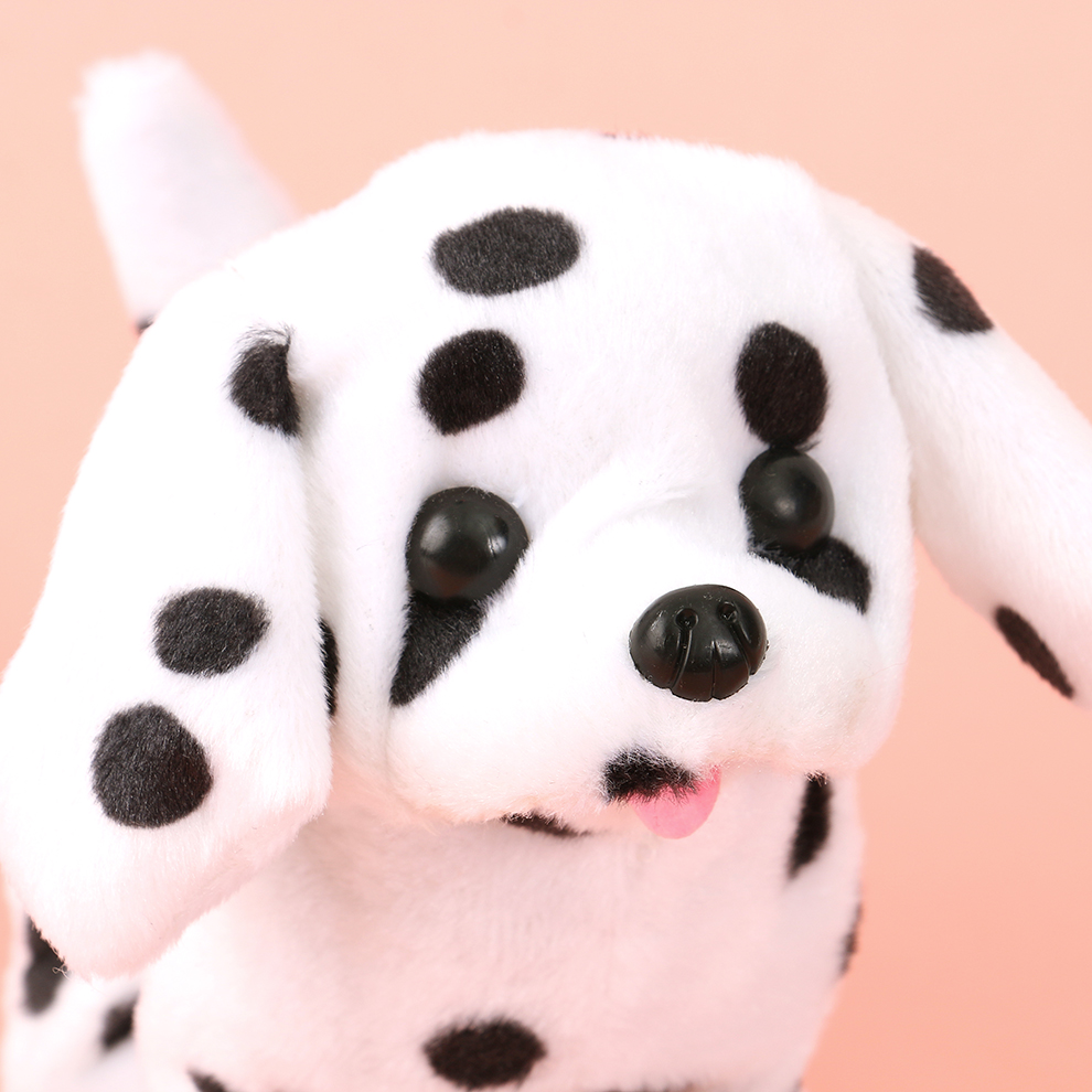Children's toys, Dalmatian dog dolls, can walk and bark, electronic pets, electric plush dogs, cats, boys, girls, 1 Application Scenario