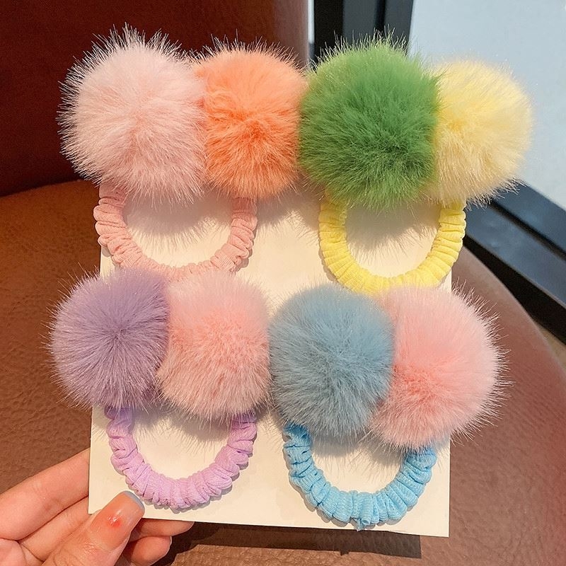 Autumn and winter children's hair bands, little girls' hair ties, baby braids, rubber bands, high-elasticity girls' hair ties, rubber bands Application Scenario
