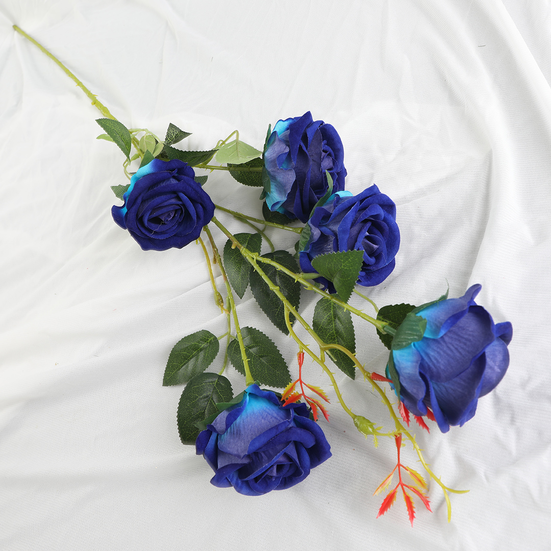 Amazon's 5-head velvet truly touches artificial flowers details Picture