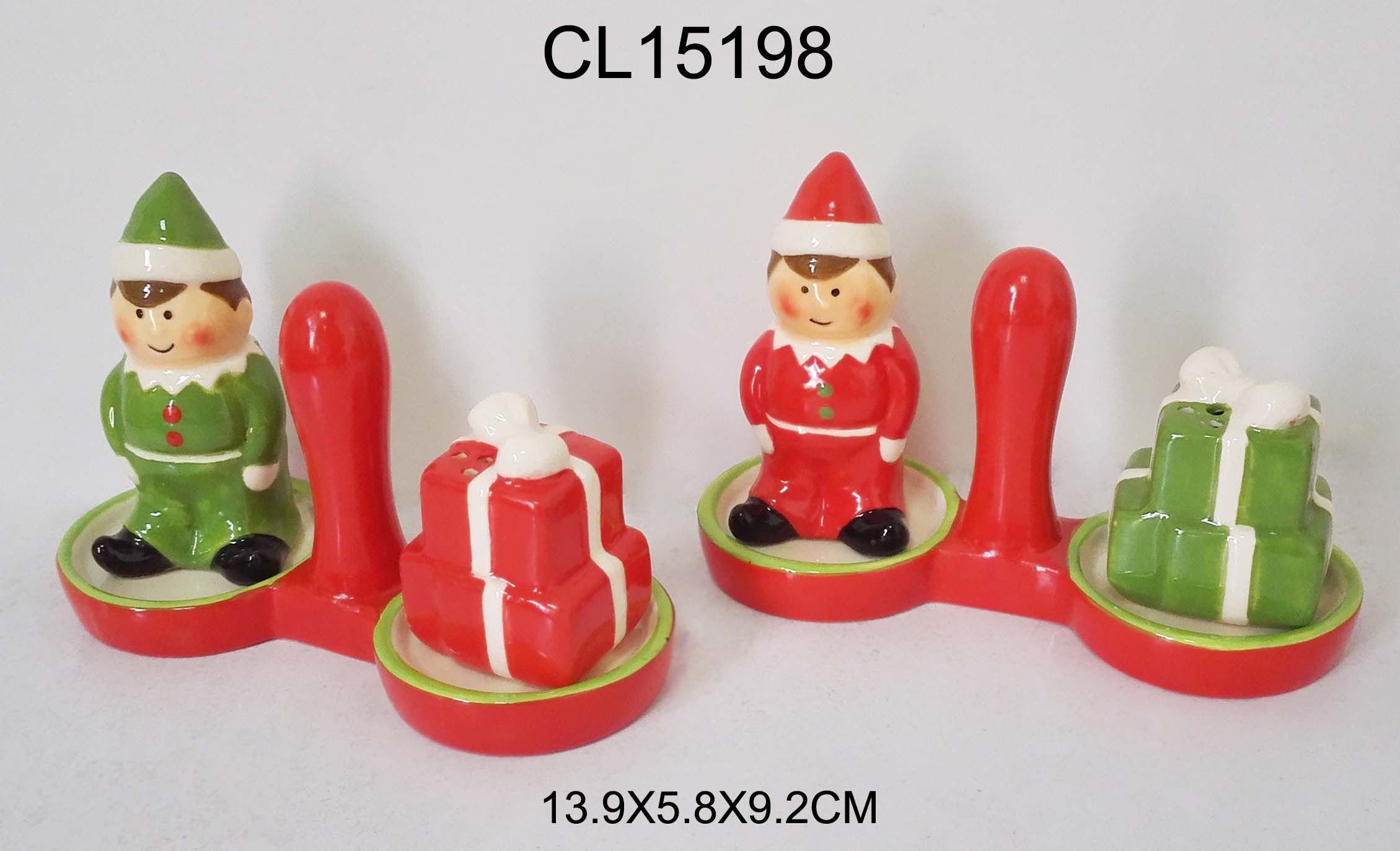 圣诞节糖罐 陶瓷圣诞节 圣诞节奶杯 调味瓶 圣诞糖罐  