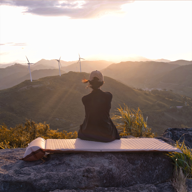 夏诺多吉户外便携式帐篷充气垫加厚5CN可折叠单人防潮沙滩垫子