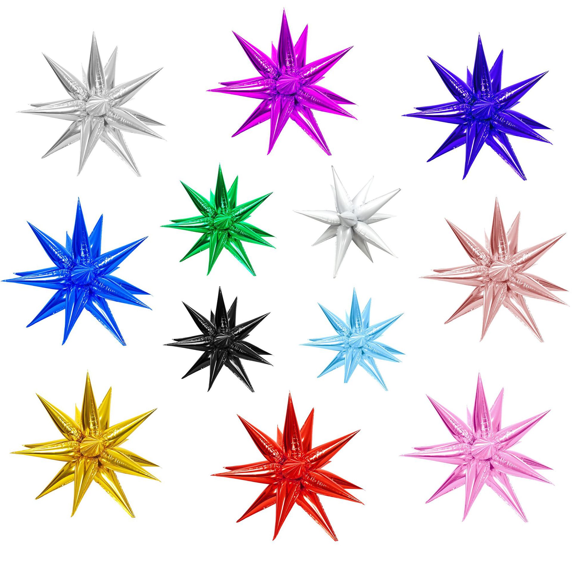 Cross-border explosion Star aluminum film balloon 26-inch 40 water drop light Birthday Party decoration Engagement Setting Street stall wholesale