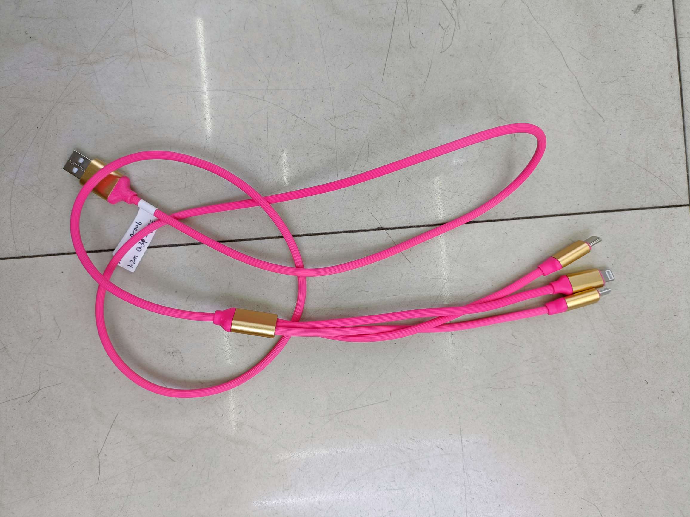 Q-bouncy bare wire for one drag three data cables detail image 9