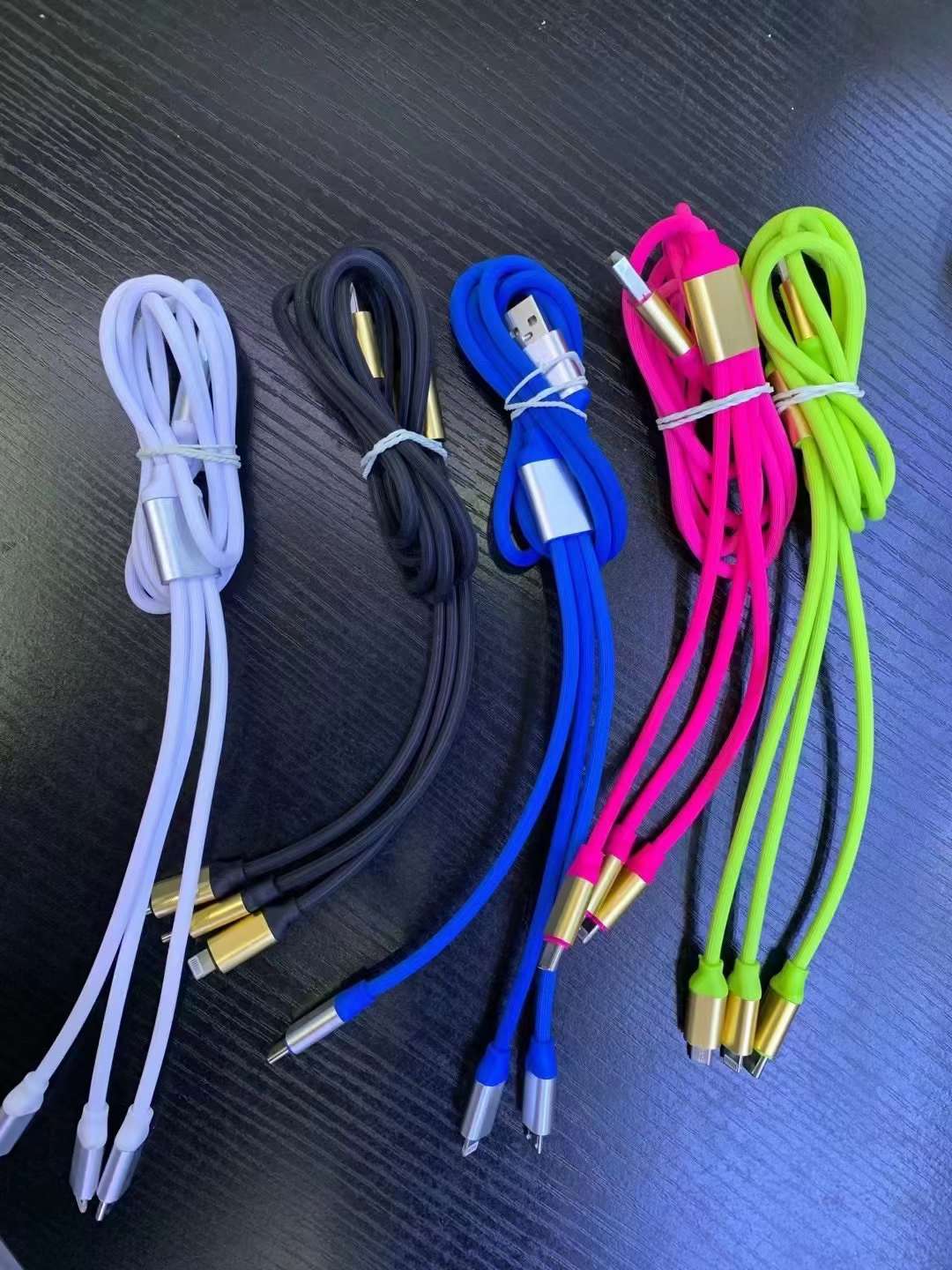 Q-bouncy bare wire for one drag three data cables detail image 10