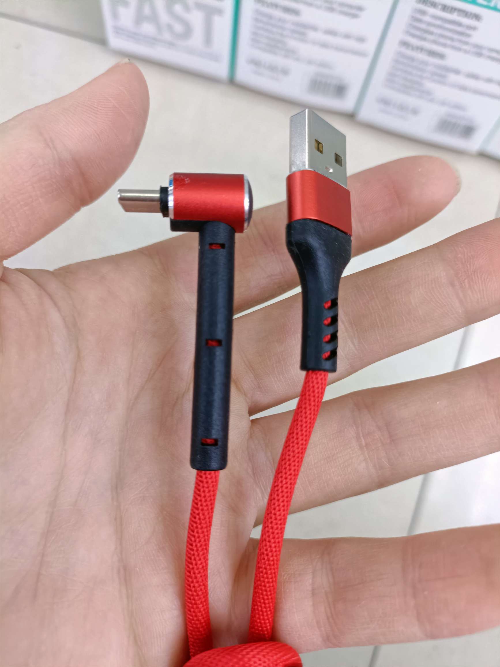 Fabric stand, mobile phone data cable stand, charging two-in-one Item Picture