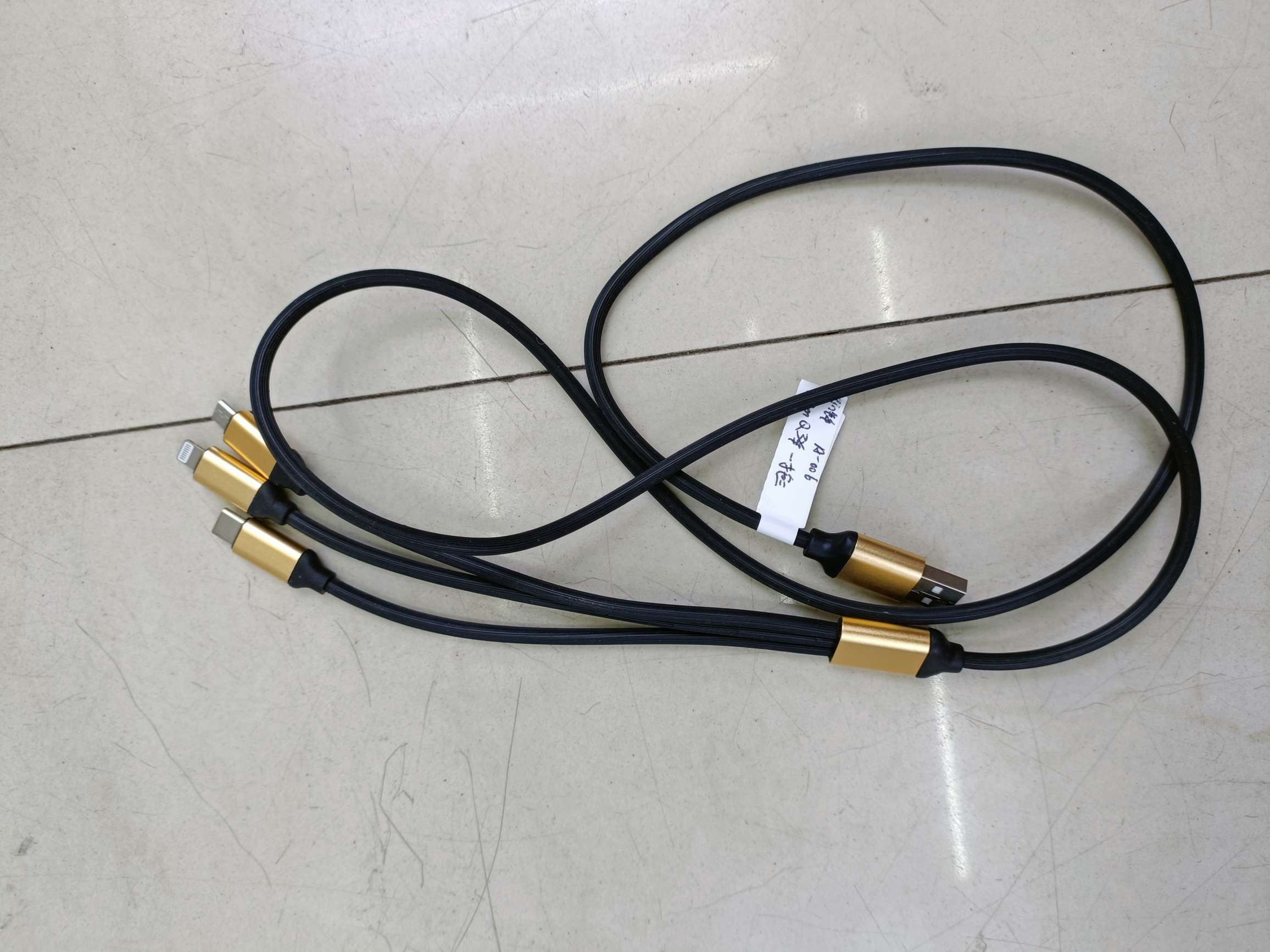 Q-bouncy bare wire for one drag three data cables detail image 8