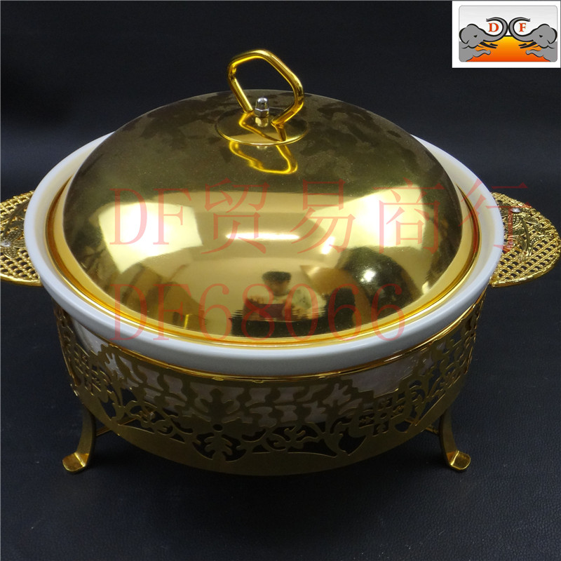 DF68066 restaurant stove hotel solid alcohol stove wholesale Insulated glass alcohol stove Grilled Fish stove alcohol pot DF TRADING HOUS