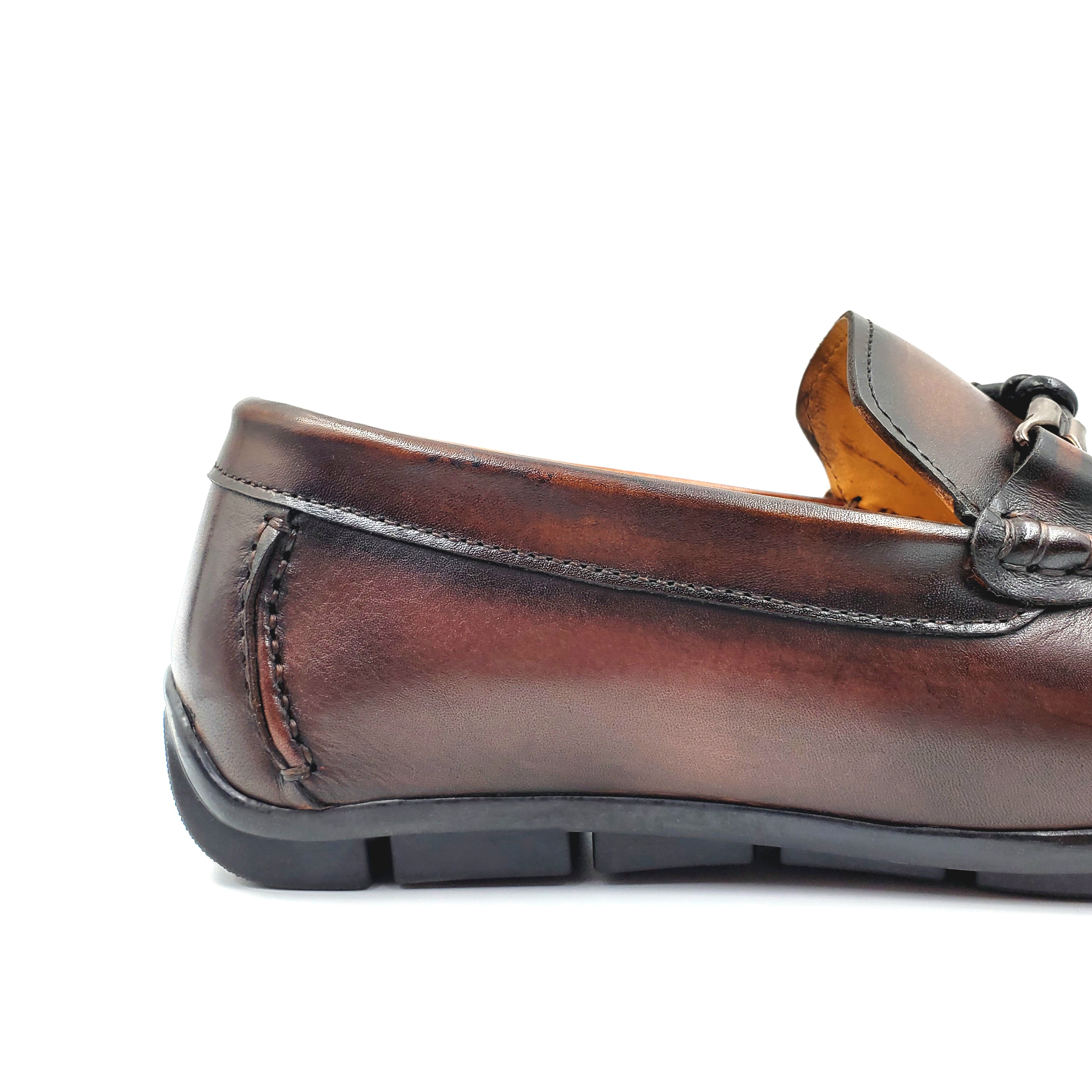 Spring and summer Doudou shoes: Men's cowhide, men's British-style leather shoes, men's casual shoes, men's soft leather lazy shoes, men's oversized shoes details Picture