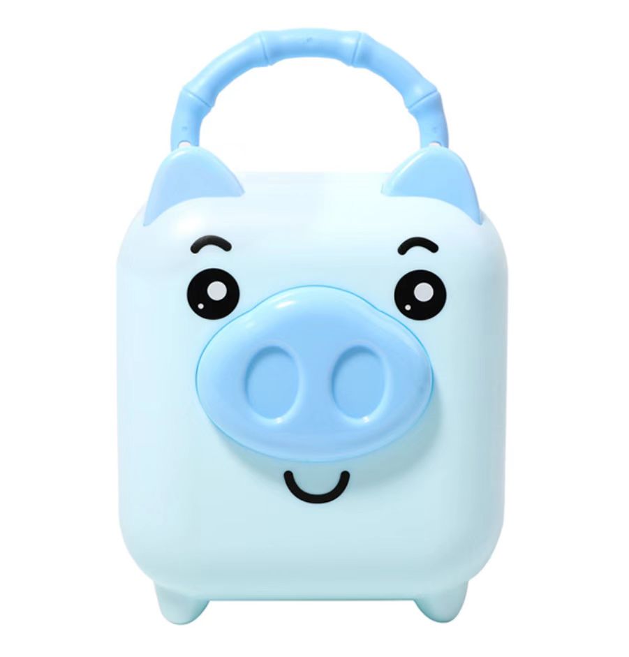 2023 Piggy Bank made of HIPS material, environmentally friendly and odorless, packed in a pvc box, three pieces mixed together Application Scenario