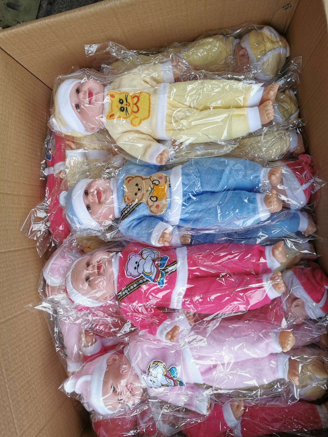 43cm mid-sized Xiaowa vinyl Doll four-color bestseller toy music plush electric details Picture